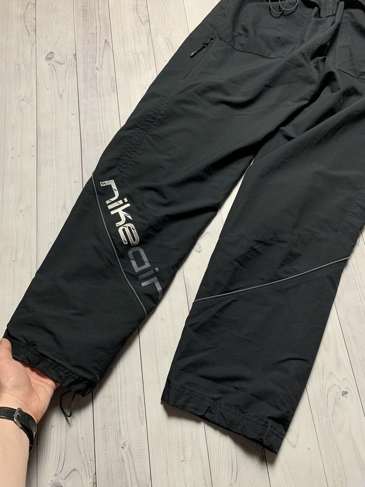 Nike × Vintage Vintage Nike Air drill pants Y2K joggers logo size M Size US 32 / EU 48 - 4 Thumbnail