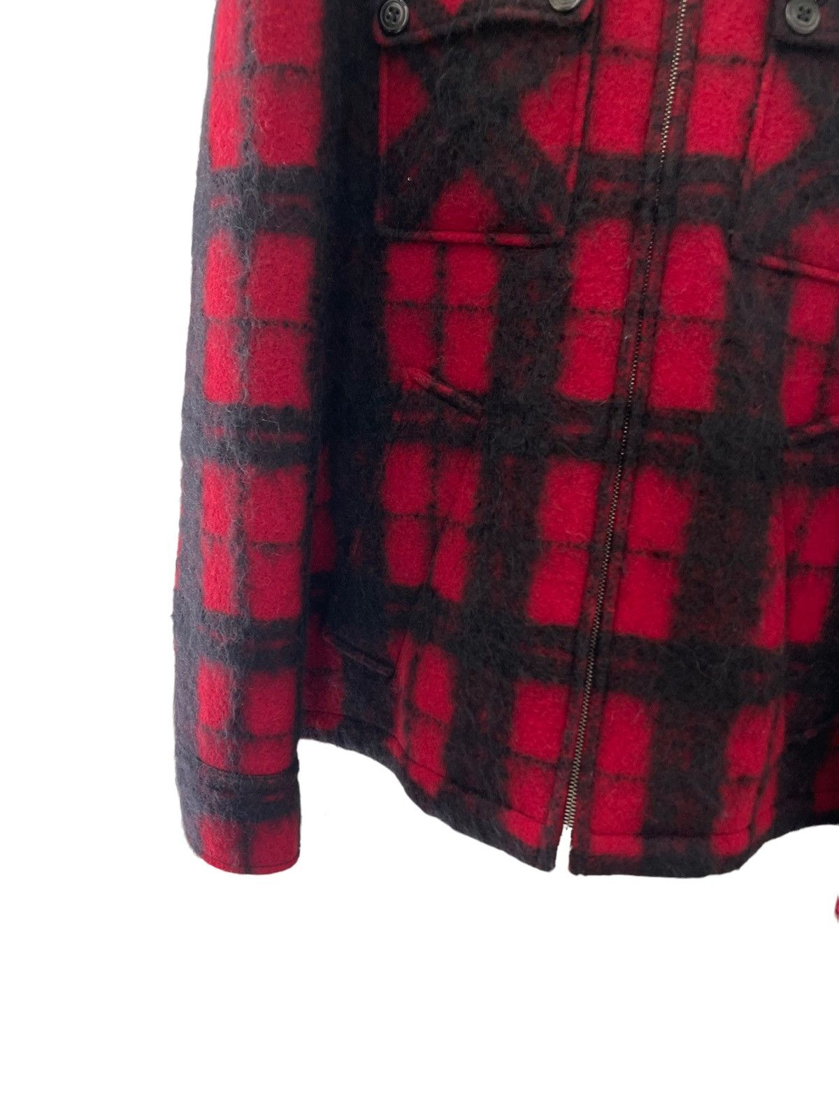 Saint Laurent Checked Brush Jacket