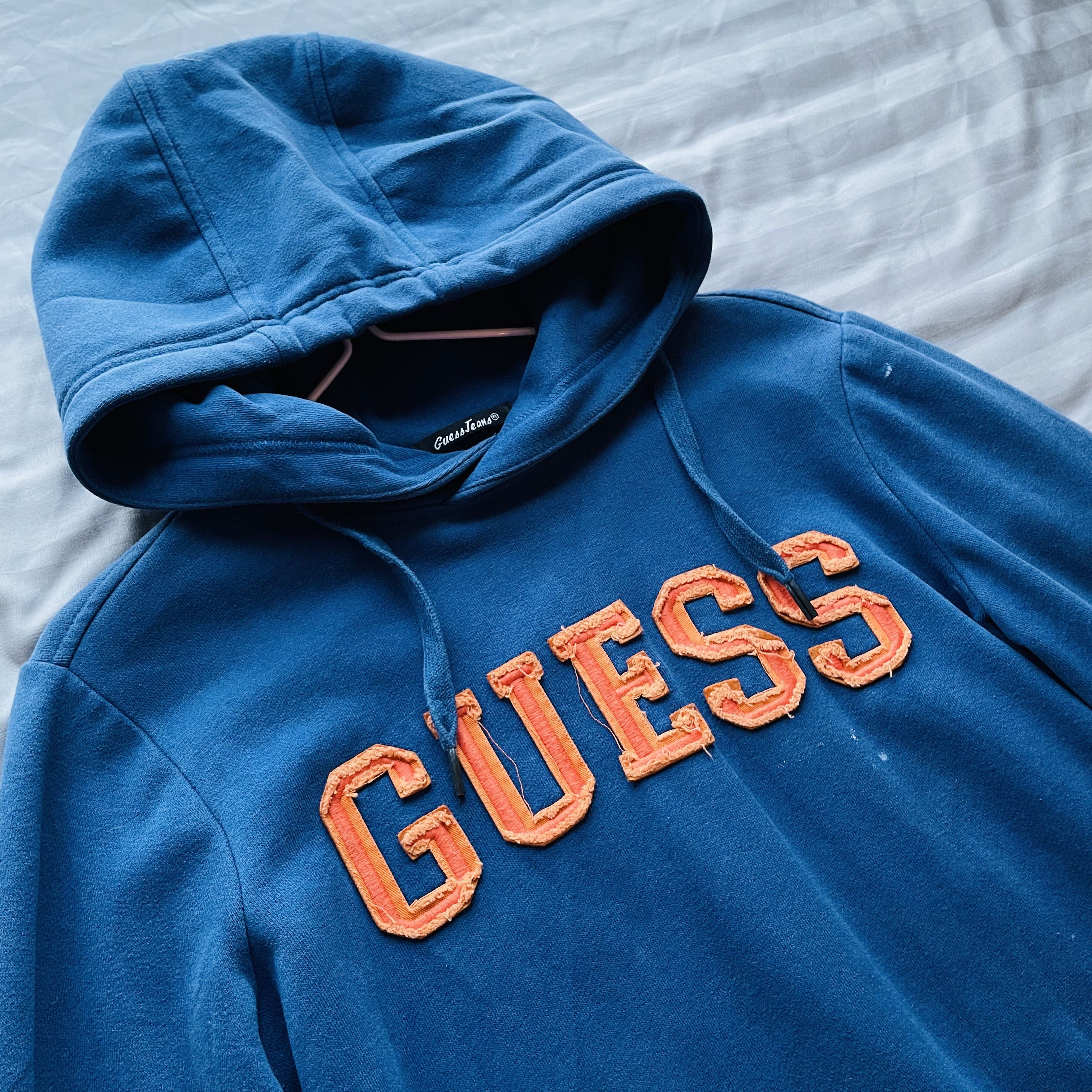 Guess × Vintage Guess Spell Out Hoodie Size US M / EU 48-50 / 2 - 2 Thumbnail