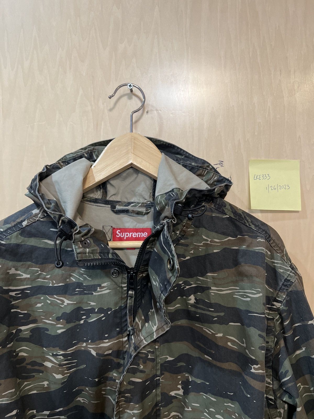 Supreme camo cargo jacket popular