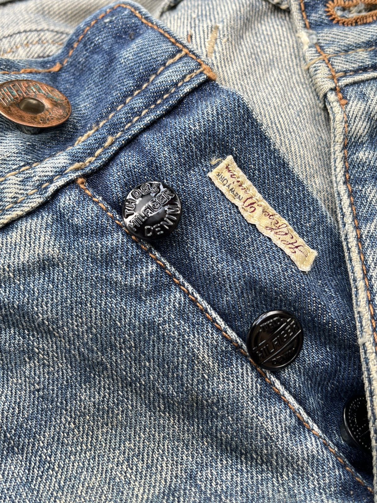 Tommy Hilfiger Faded Tommy Hilfiger Denim Jeans Broadway New York Size US 30 / EU 46 - 17 Thumbnail
