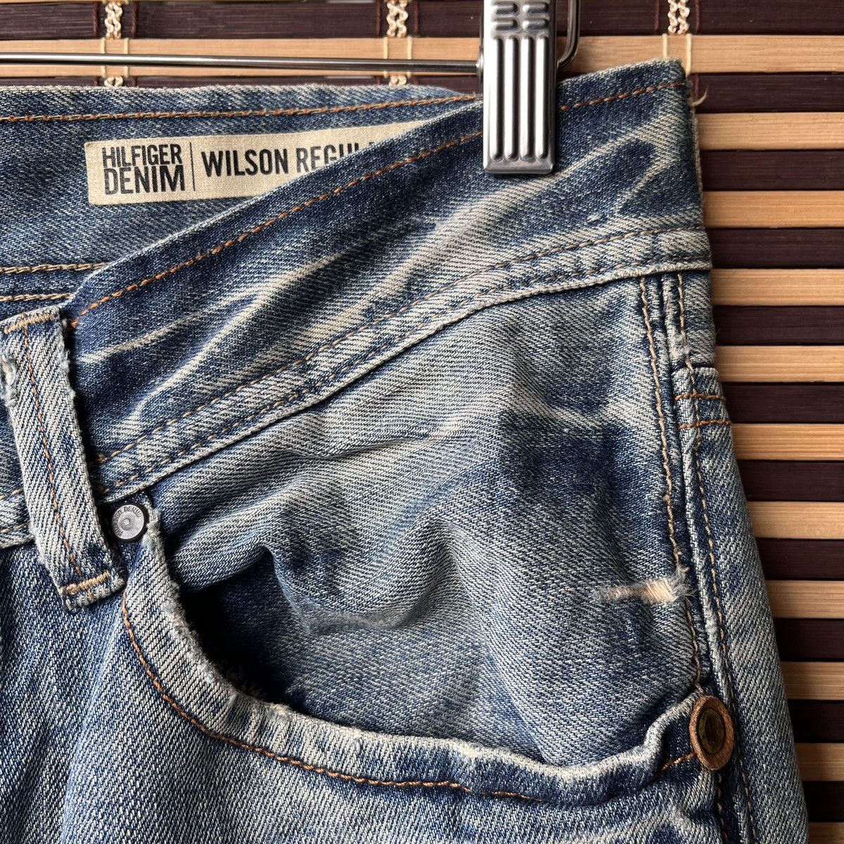 Tommy Hilfiger Faded Tommy Hilfiger Denim Jeans Broadway New York Size US 30 / EU 46 - 5 Thumbnail