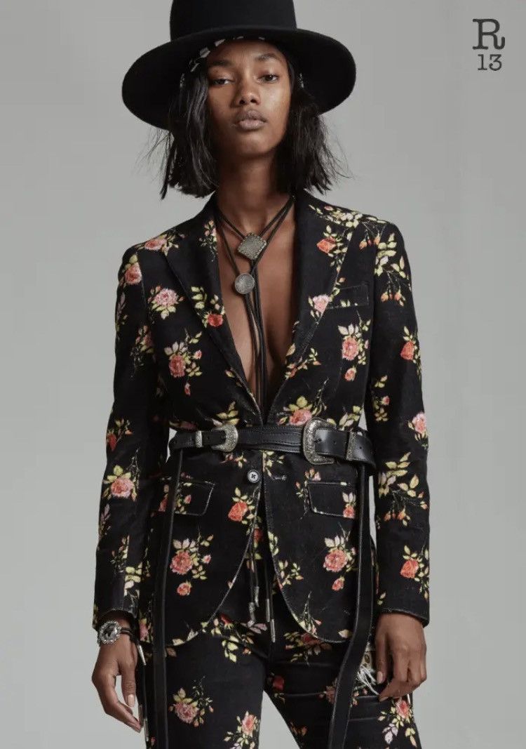 R13 Floral jacket. Small. Size ONE SIZE - 1 Thumbnail