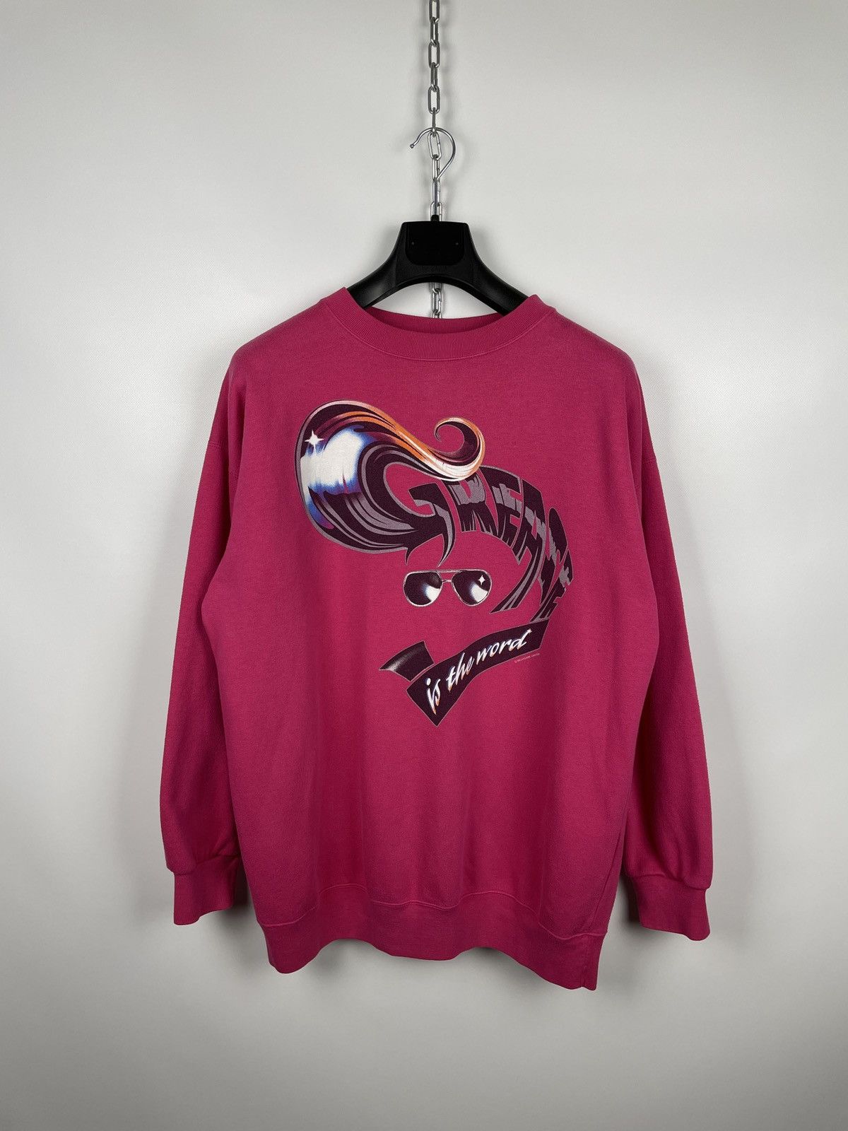 Cartoon Network × Vintage Vintage 90s Grease is the Word Movie Sweatshirt Size US XL / EU 56 / 4 - 1 Thumbnail