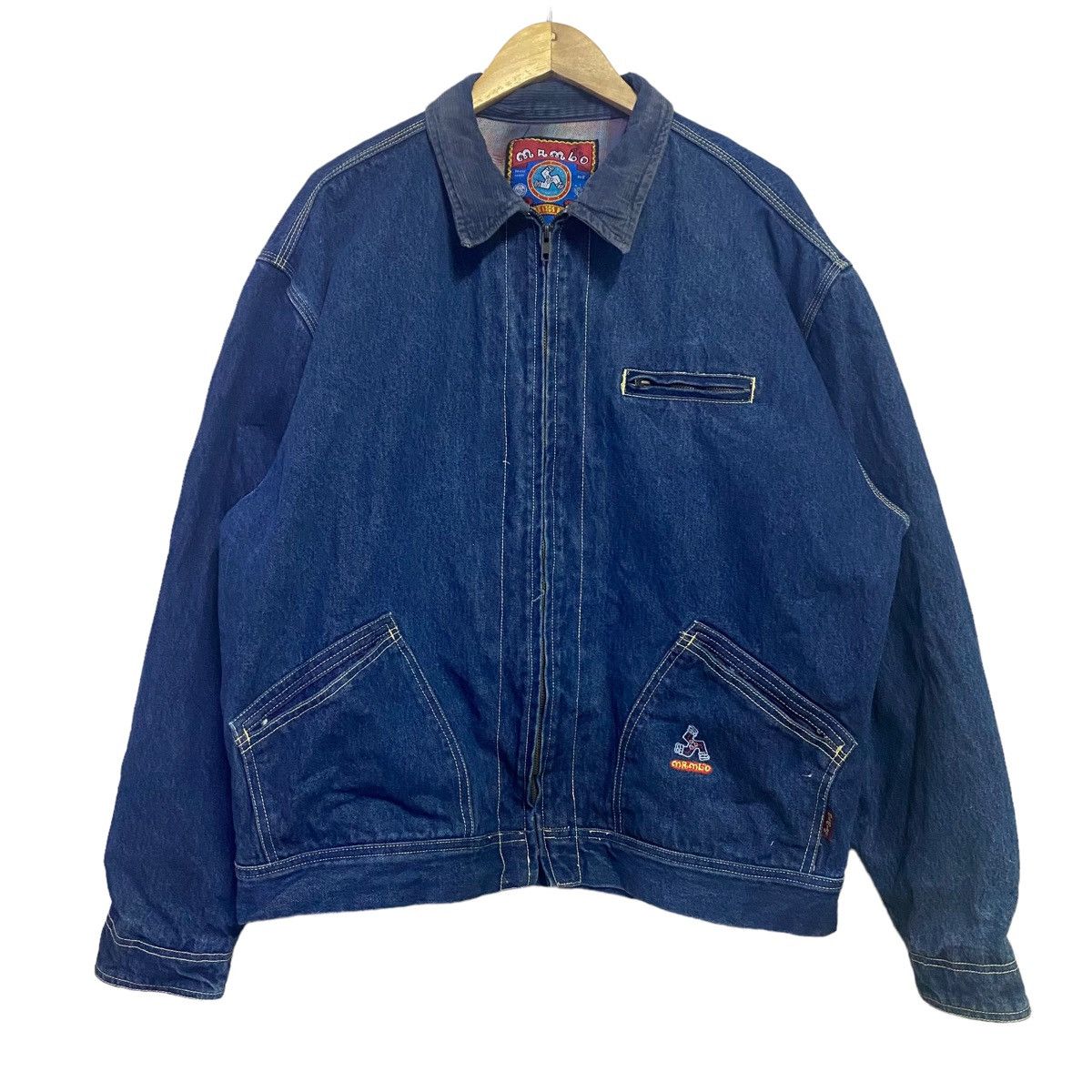 Mambo Vintage Mambo Blanket Denim Jacket Size US XL / EU 56 / 4 - 2 Thumbnail