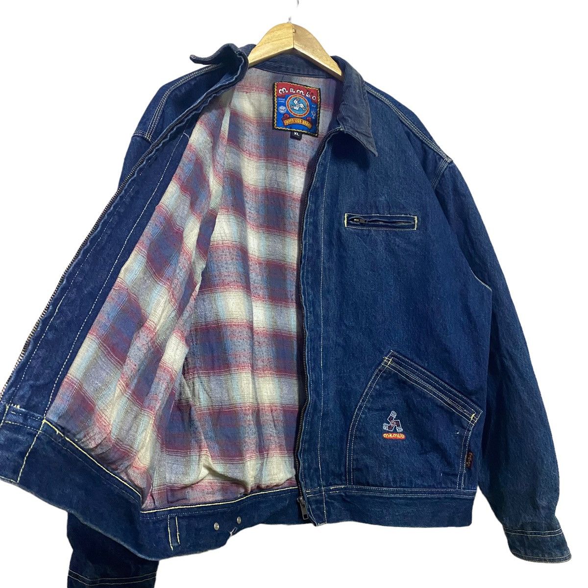 Mambo Vintage Mambo Blanket Denim Jacket Size US XL / EU 56 / 4 - 1 Thumbnail