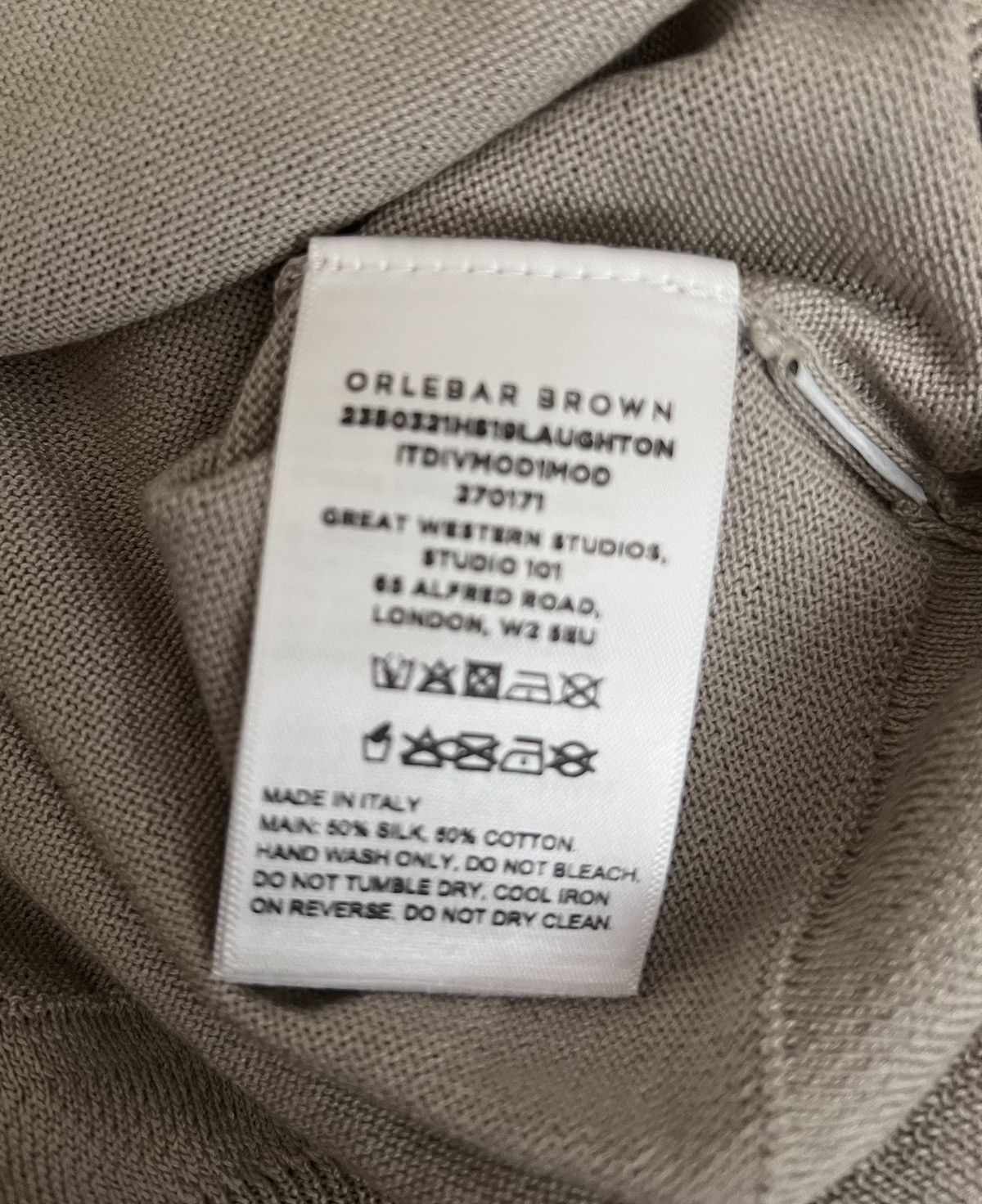 Orlebar Brown OB Laughton Cotton Silk Knit Size US M / EU 48-50 / 2 - 4 Thumbnail