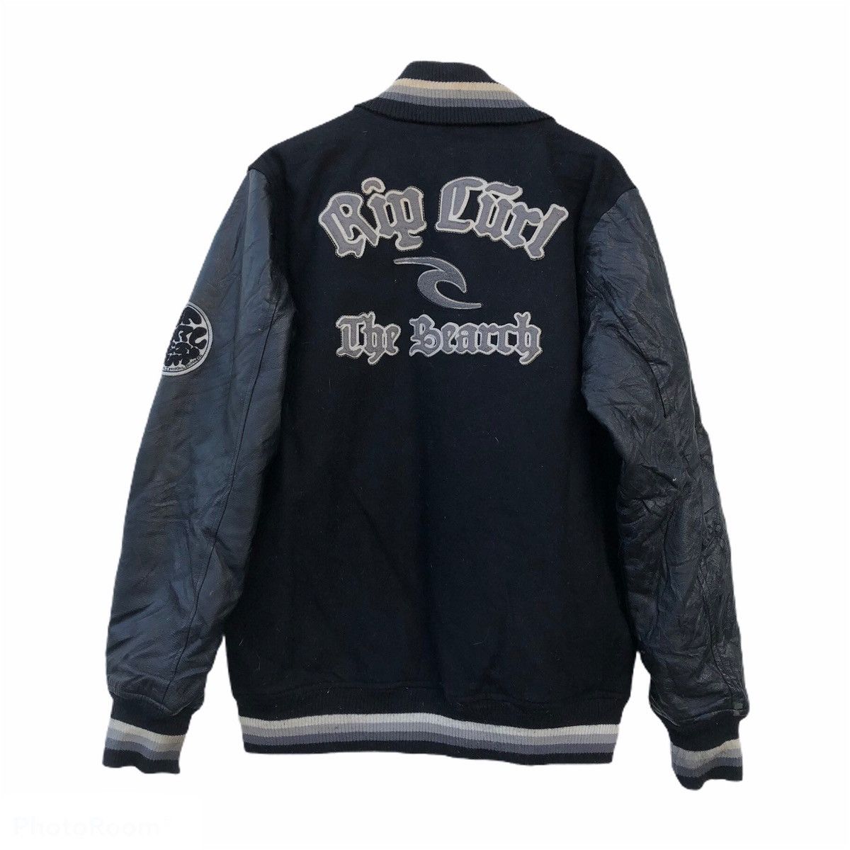 Ripcurl VARSITY JACKET RIPCURL BIG LOGO LEATHER SLEEVE Size US L / EU 52-54 / 3 - 2 Thumbnail