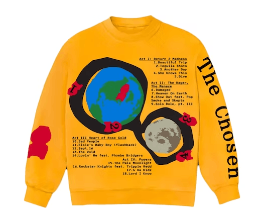 oob1oizoo0123 CPFM MOTM Beautiful Trip Crewneck in Yellow
