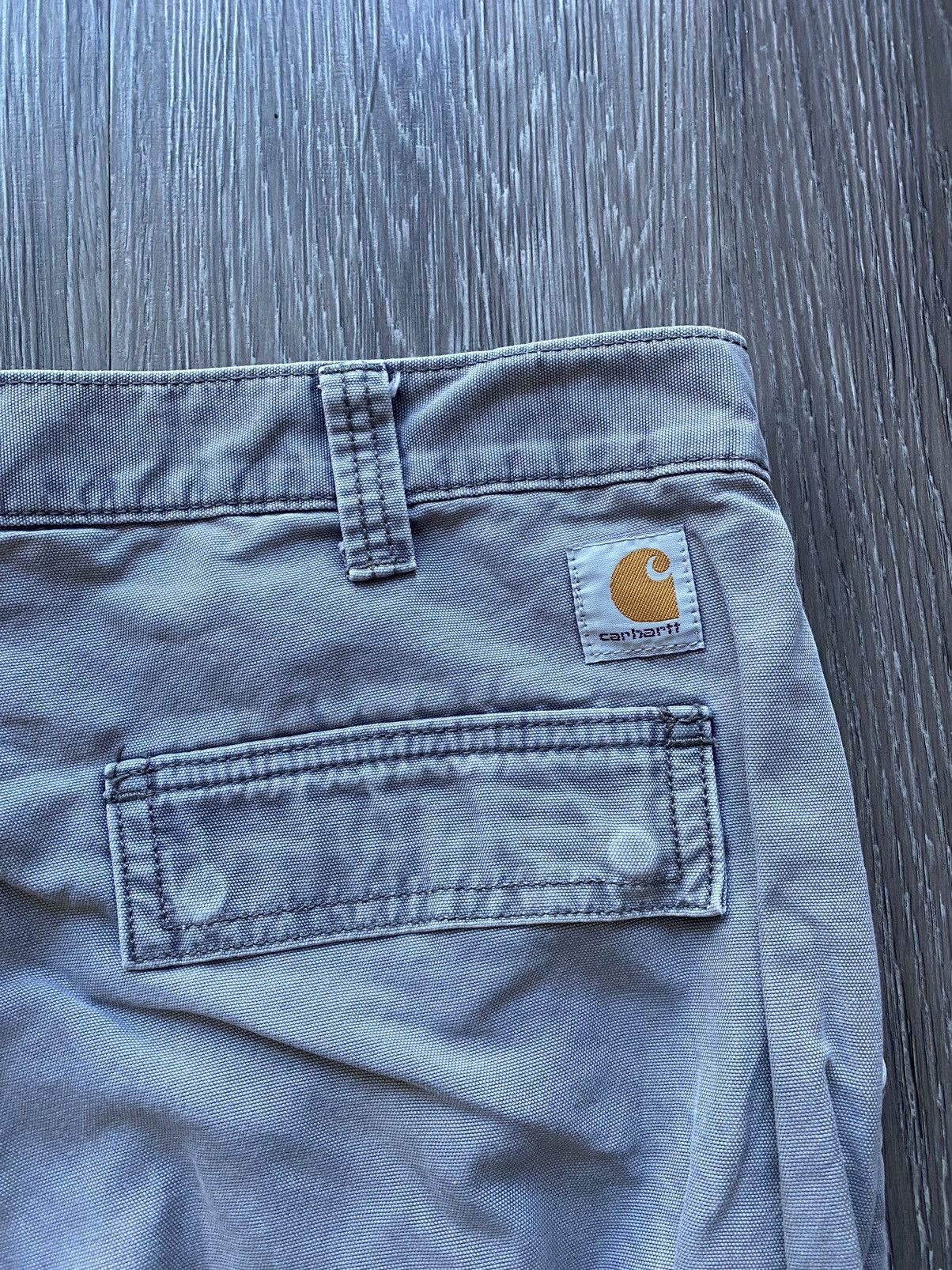 Carhartt Vintage Carhartt Cargo Carpenter Pants Grey Cargos Rare Size US 35 - 2 Thumbnail