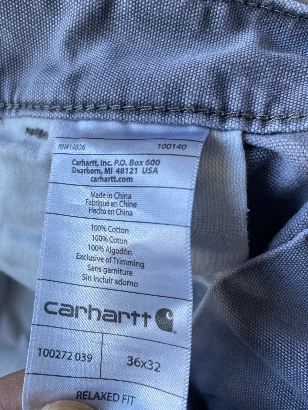 Carhartt Vintage Carhartt Cargo Carpenter Pants Grey Cargos Rare Size US 35 - 10 Thumbnail