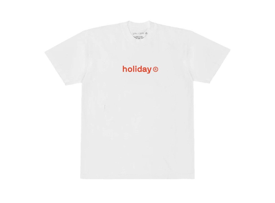 Holiday Brand Holiday Brand Logo Tee SS22 White Orange Medium Size US M / EU 48-50 / 2 - 1 Thumbnail