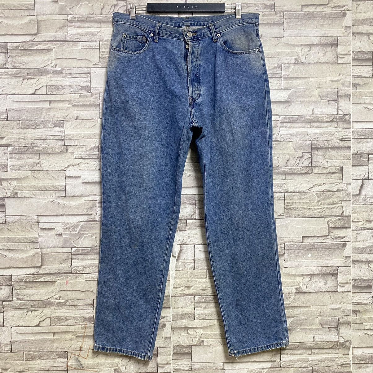 RRL Ralph Lauren Vintage RRL Denim Baggy Jeans Made in USA Size US 37 - 3 Thumbnail