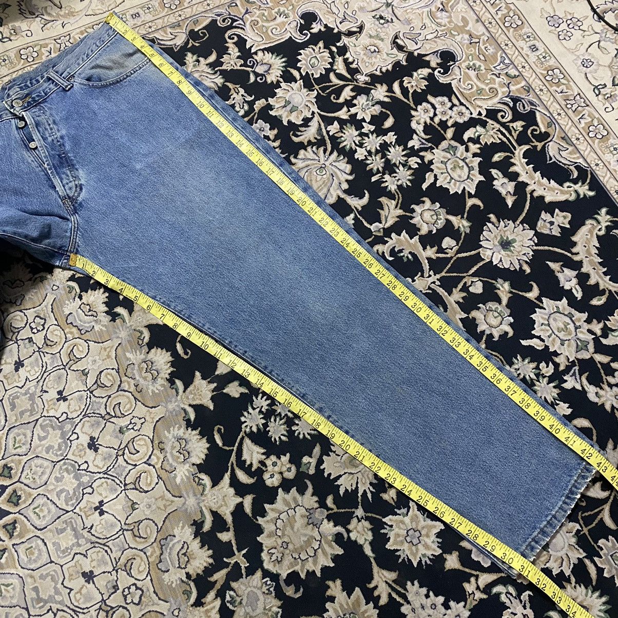 RRL Ralph Lauren Vintage RRL Denim Baggy Jeans Made in USA Size US 37 - 19 Thumbnail