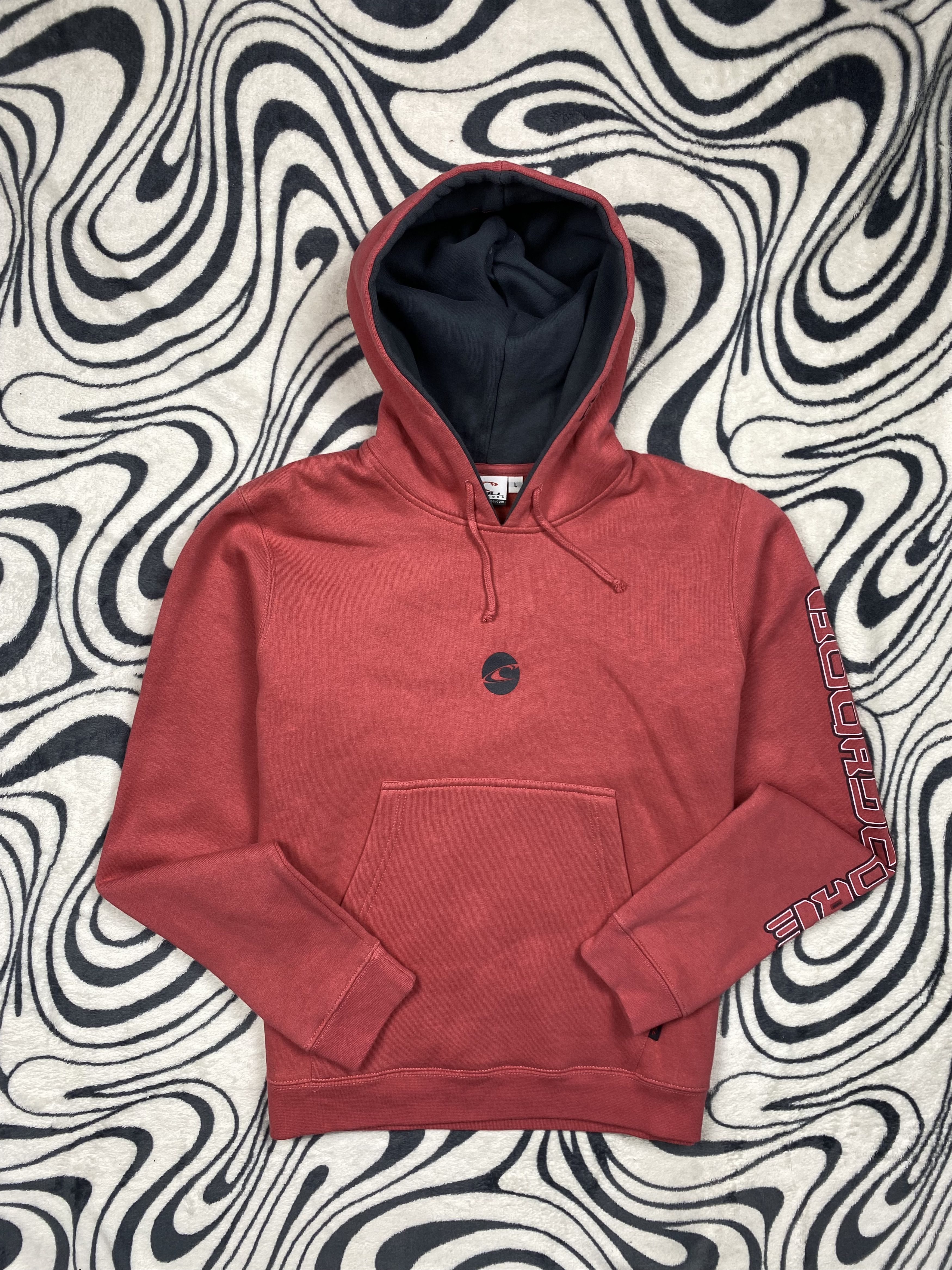 O'Neill × Vintage O'neill Surf Wear Vintage WMNS Pink Hoodie Size L / US 10 / IT 46 - 1 Thumbnail