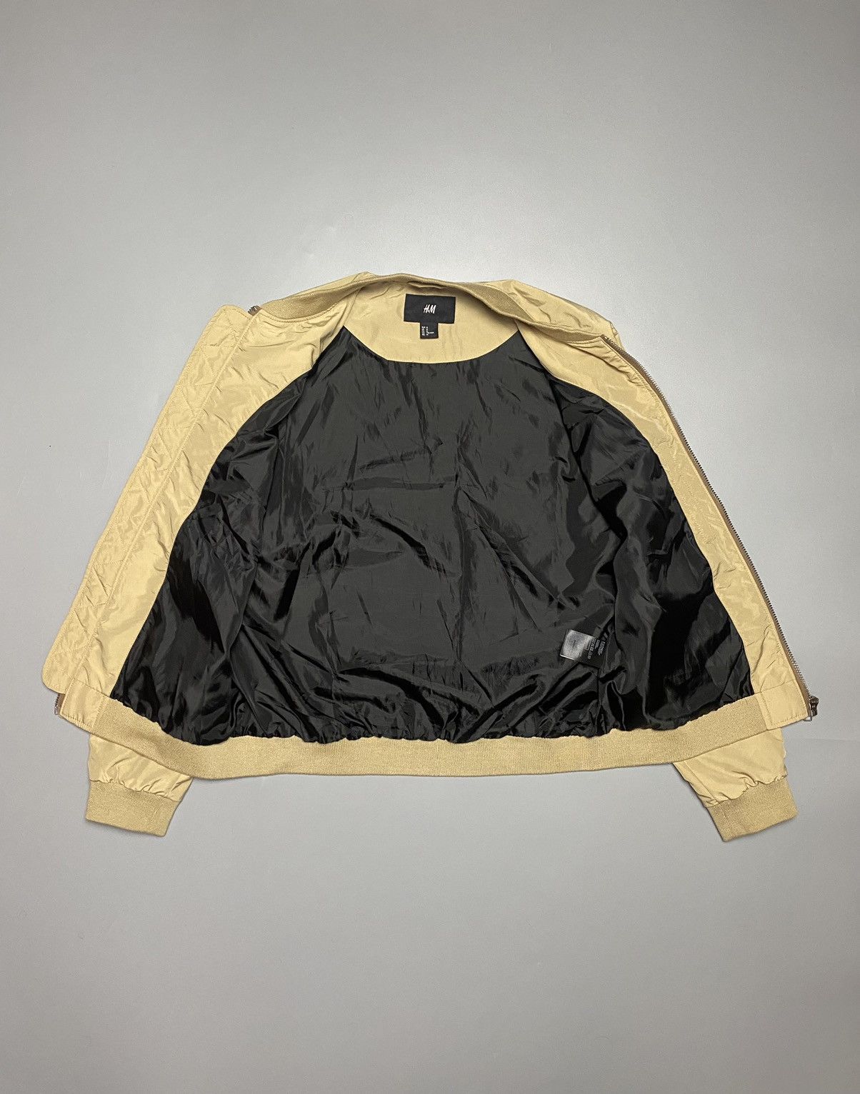 XO x H&M The Weekend vintage big logo nylon zip bomber