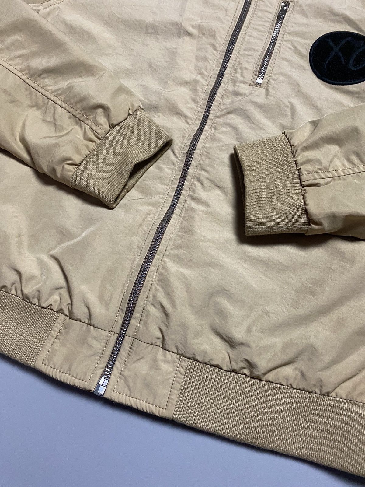 XO x H&M The Weekend vintage big logo nylon zip bomber