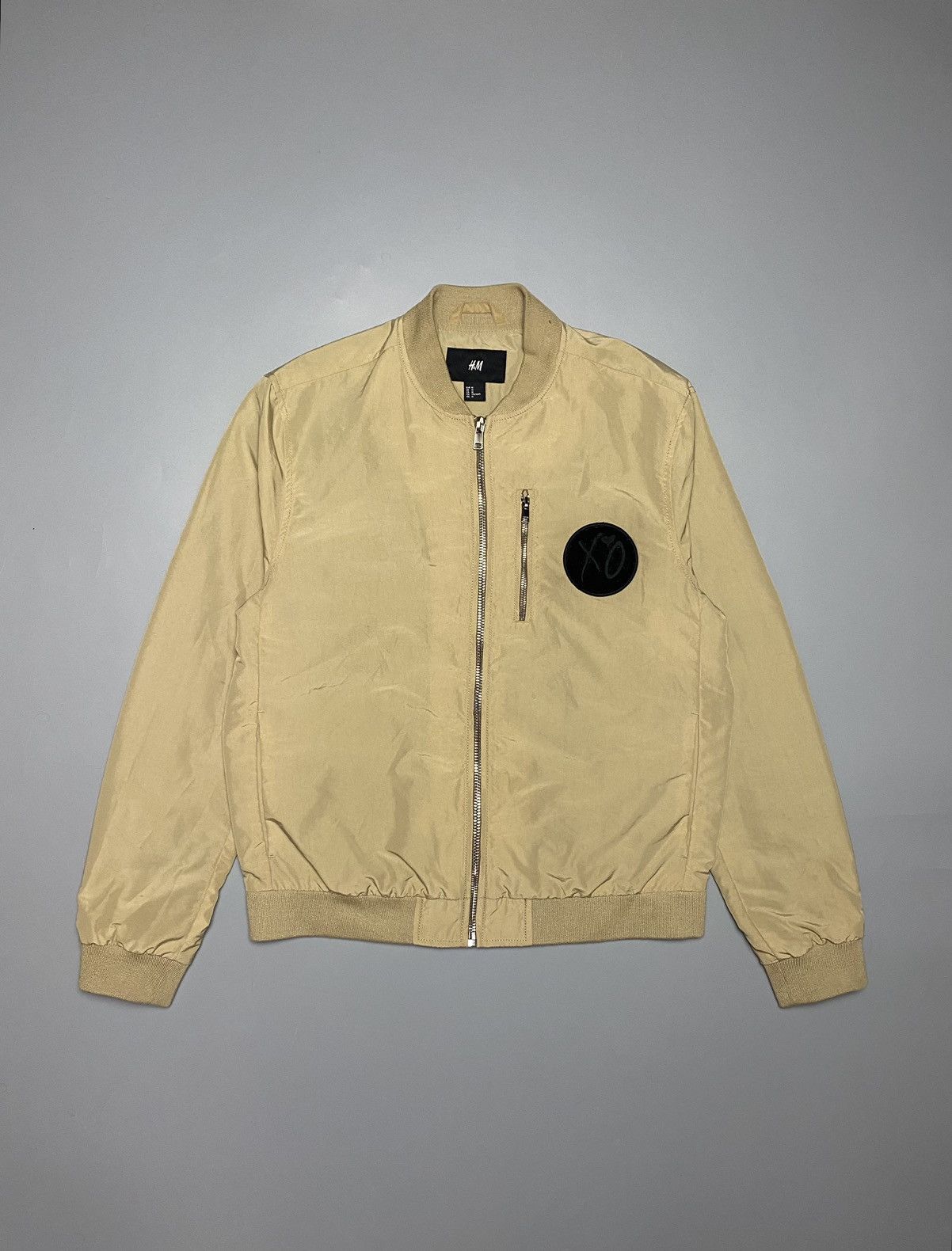 XO x H&M The Weekend vintage big logo nylon zip bomber