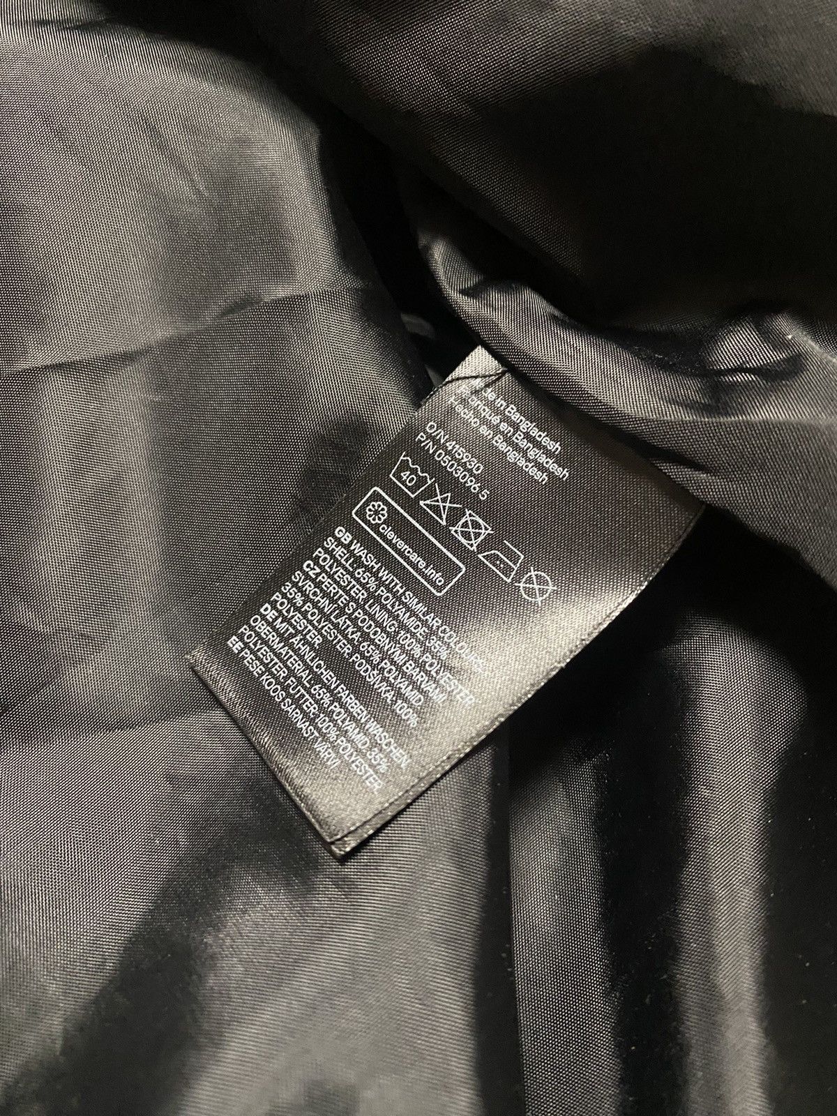 XO x H&M The Weekend vintage big logo nylon zip bomber