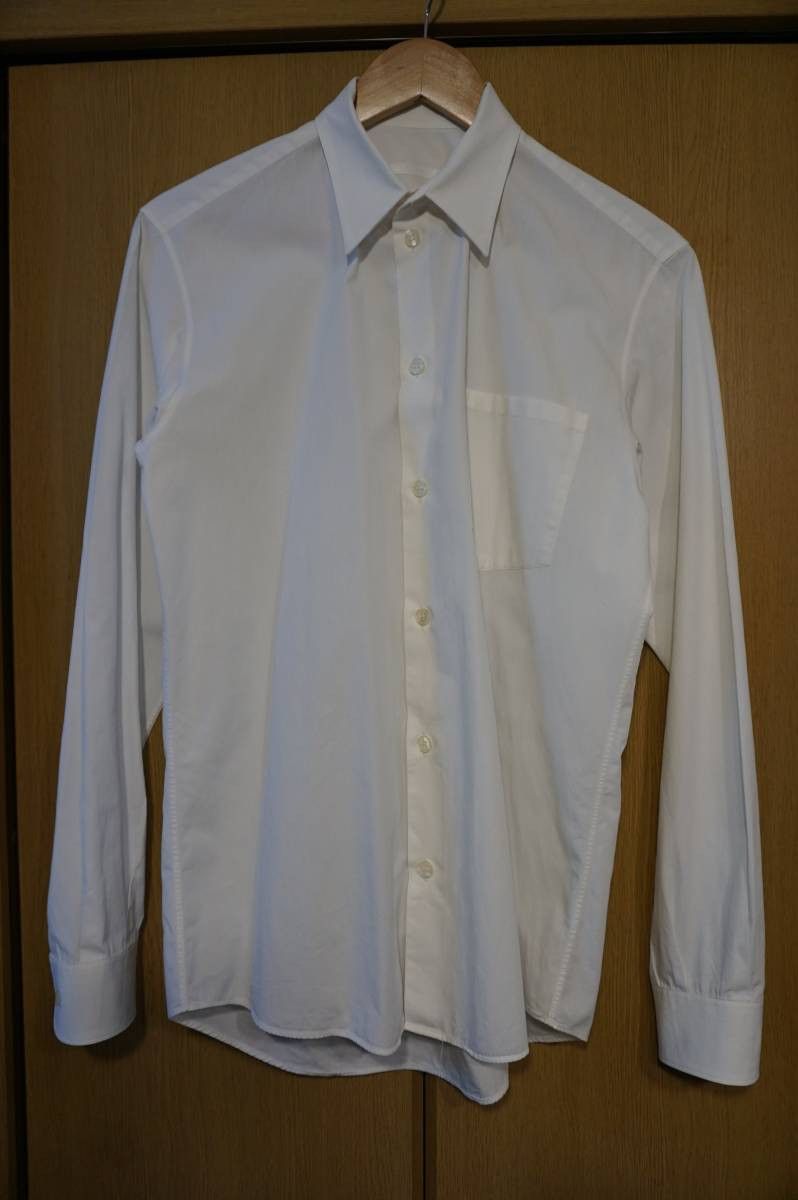 Helmut Lang White Formal Dress Shirt