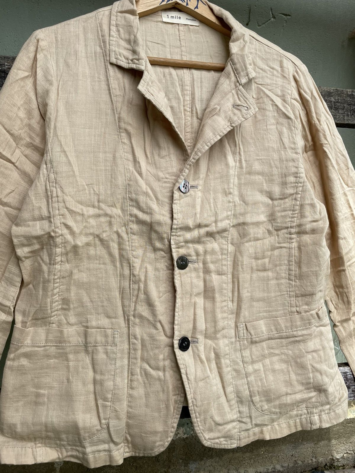 Designer × Issey Miyake × Japanese Brand issey Miyake 1 Mile Plantation Button Up Long Sleeve Women Size M / US 6-8 / IT 42-44 - 3 Thumbnail