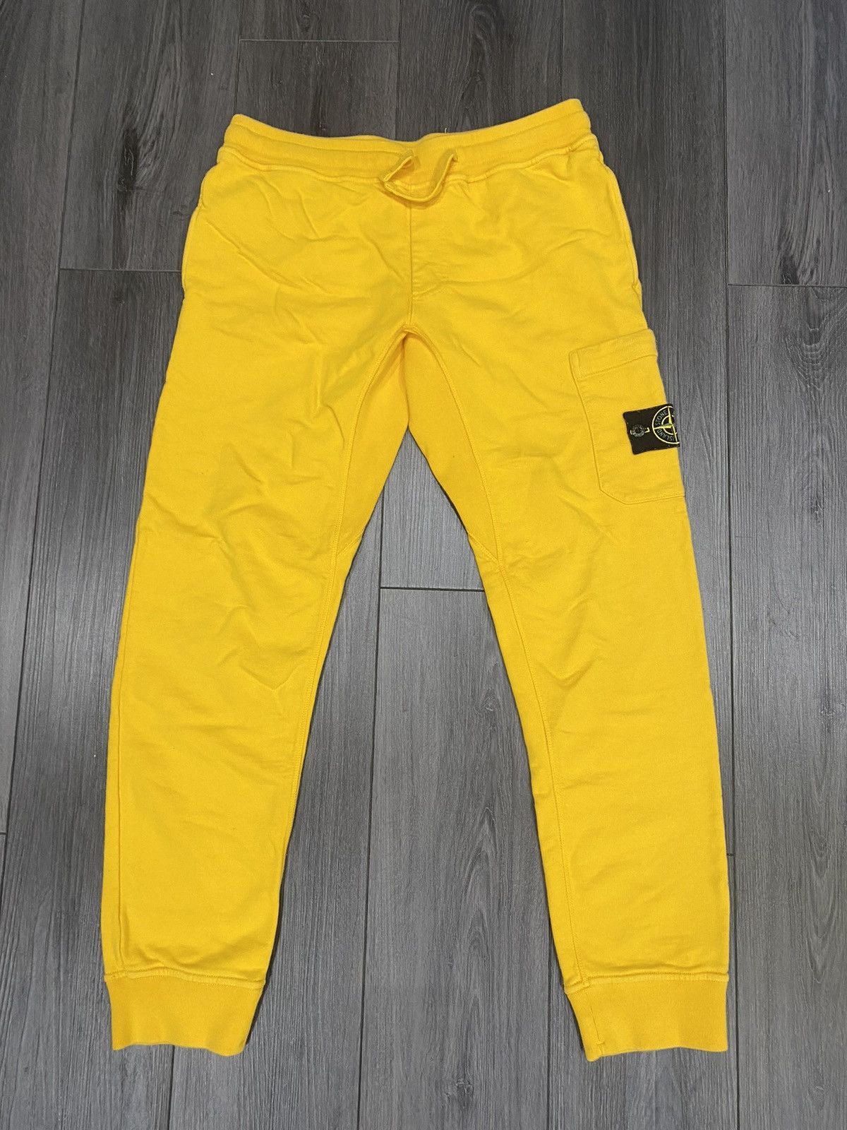 Stone Island Stone Island Yellow Jogger Pants Size Medium Size US 32 / EU 48 - 1 Thumbnail