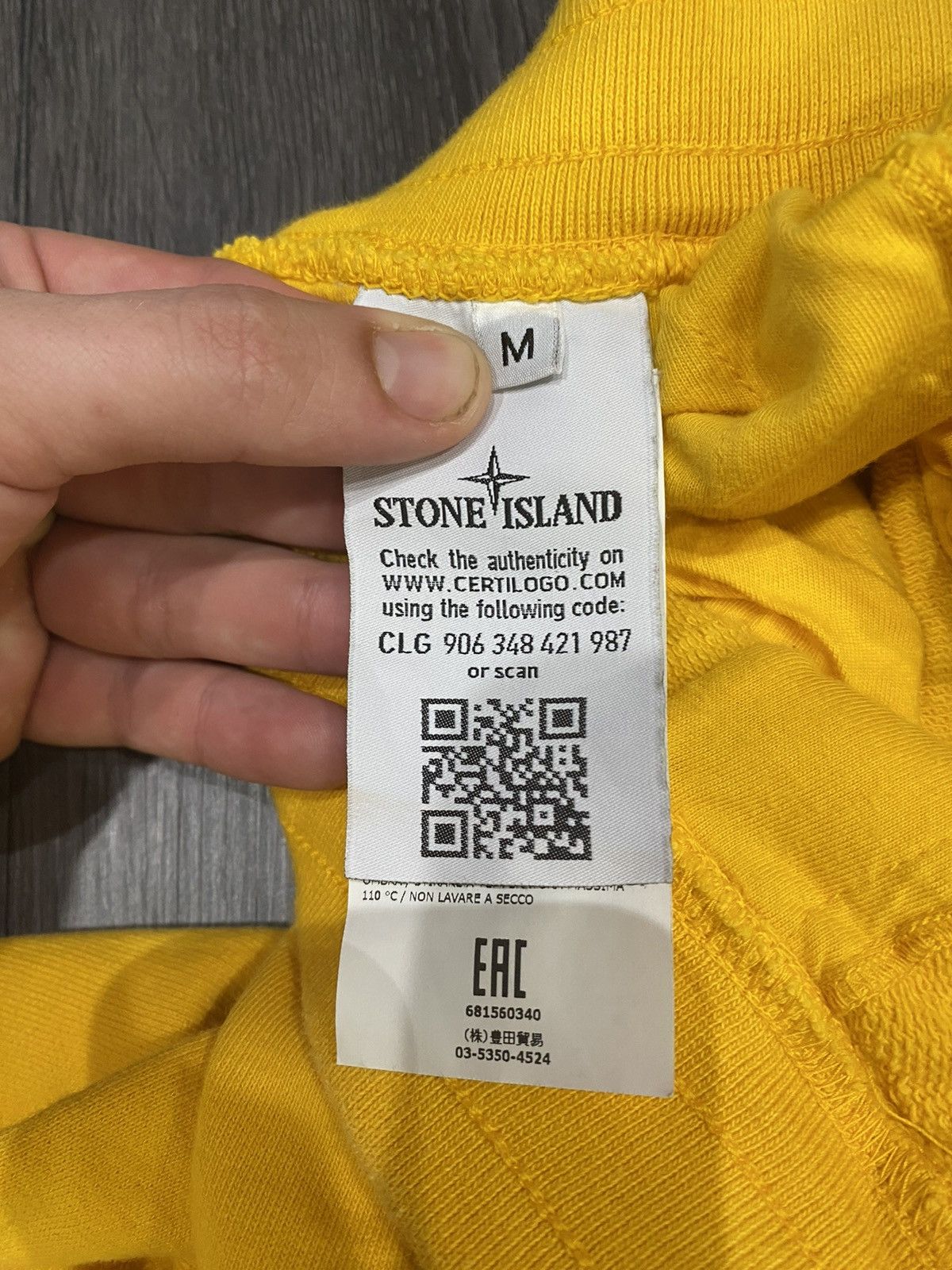 Stone Island Stone Island Yellow Jogger Pants Size Medium Size US 32 / EU 48 - 4 Thumbnail