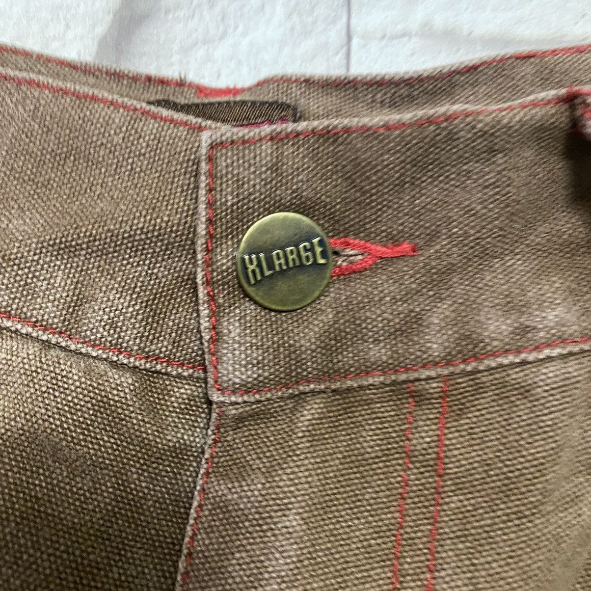 Vintage Vintage XLarge Duck Canvas Carpenter Pants Sunfaded Size US 31 - 11 Thumbnail