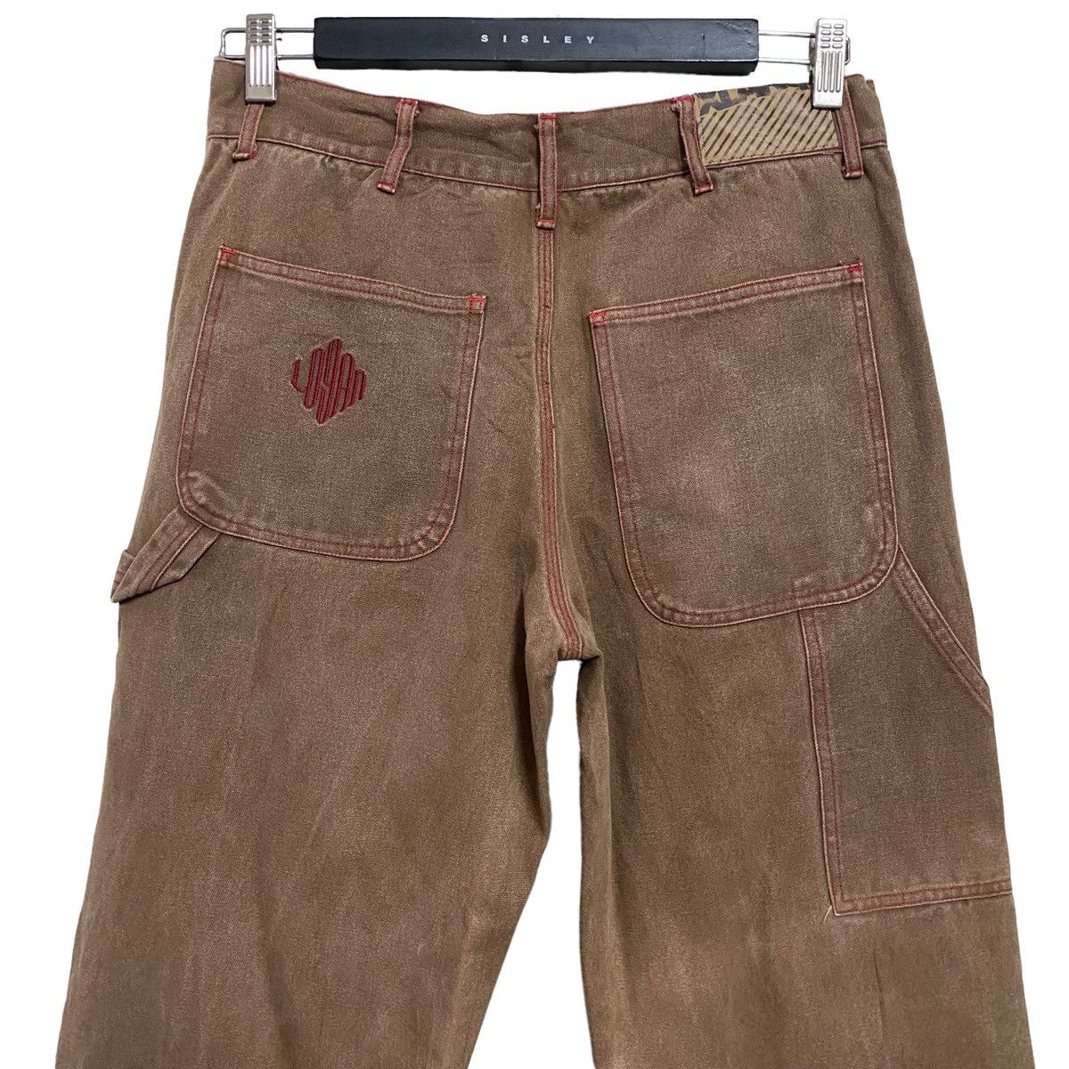Vintage Vintage XLarge Duck Canvas Carpenter Pants Sunfaded Size US 31 - 1 Thumbnail