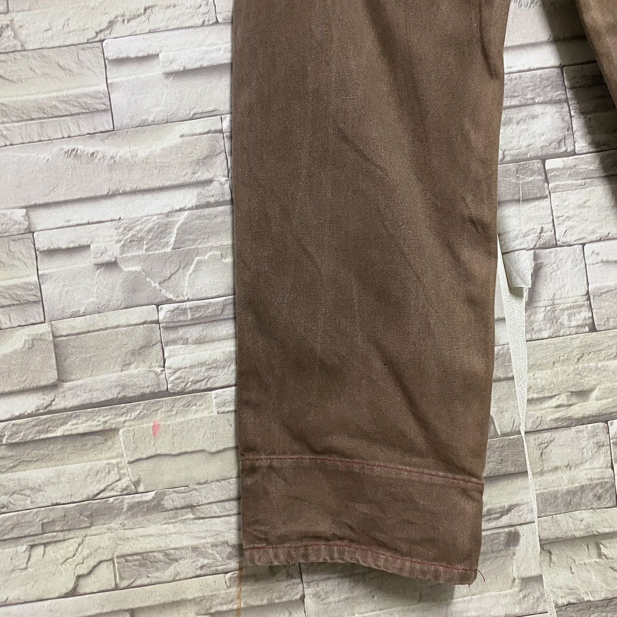 Vintage Vintage XLarge Duck Canvas Carpenter Pants Sunfaded Size US 31 - 18 Thumbnail