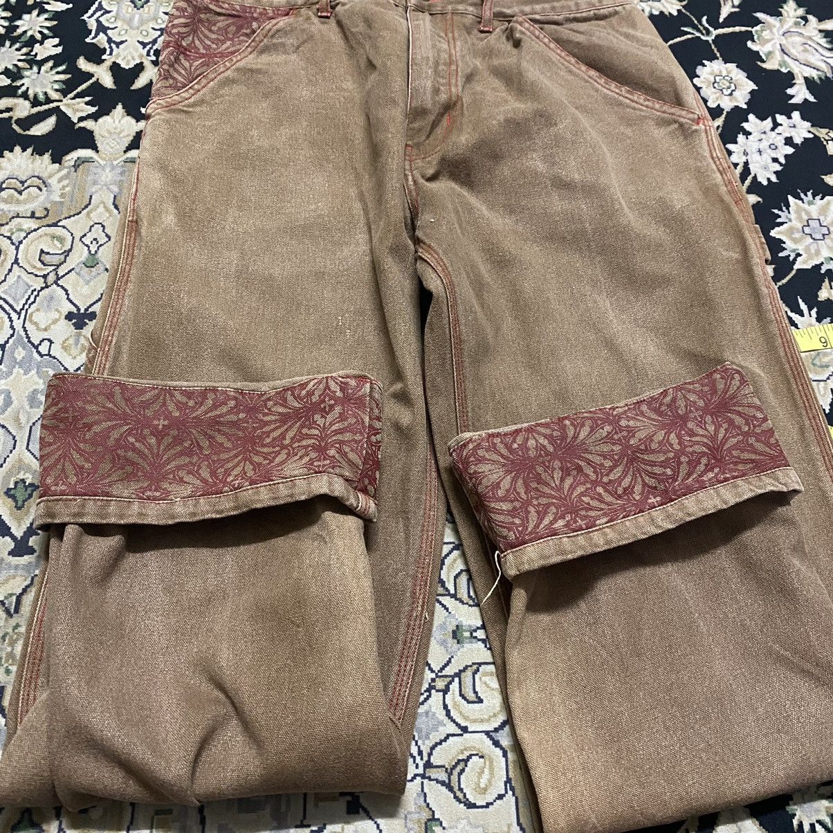 Vintage Vintage XLarge Duck Canvas Carpenter Pants Sunfaded Size US 31 - 19 Thumbnail