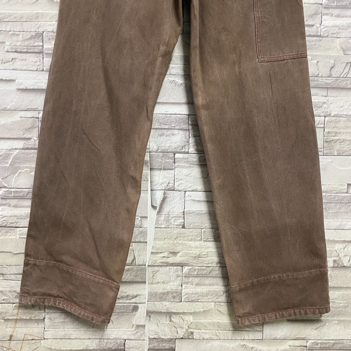 Vintage Vintage XLarge Duck Canvas Carpenter Pants Sunfaded Size US 31 - 16 Thumbnail