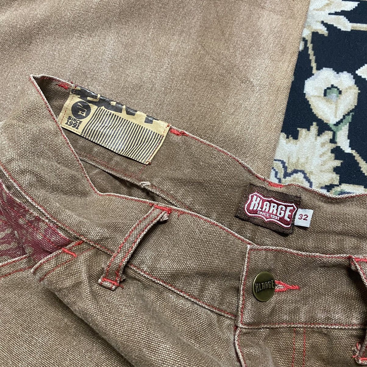 Vintage Vintage XLarge Duck Canvas Carpenter Pants Sunfaded Size US 31 - 20 Thumbnail