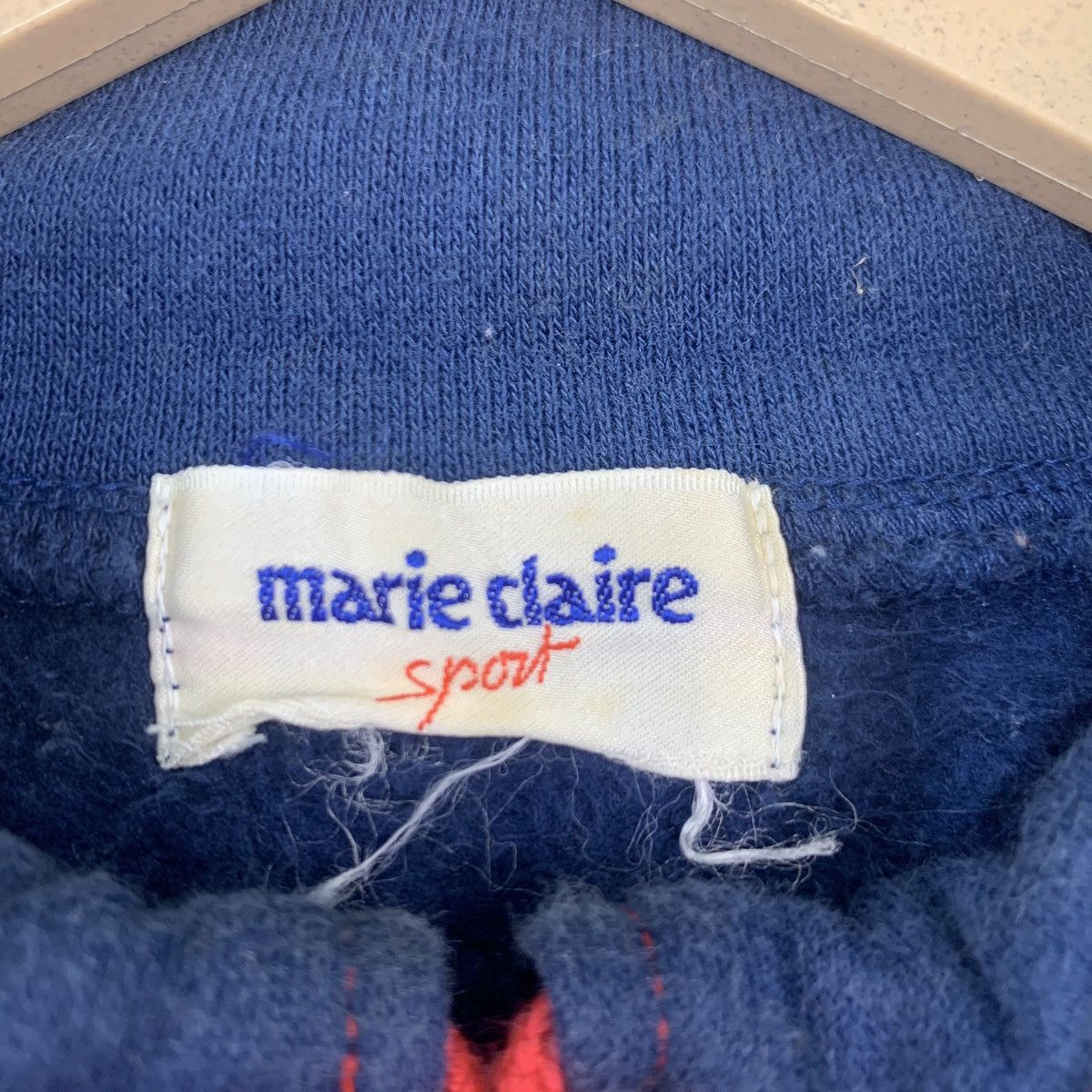 ◇marie claire ◇ Marie Logo Half Zip Sweatshirt (MAFATS02ML Marie Claire Sport Sweatshirt Half Zipper