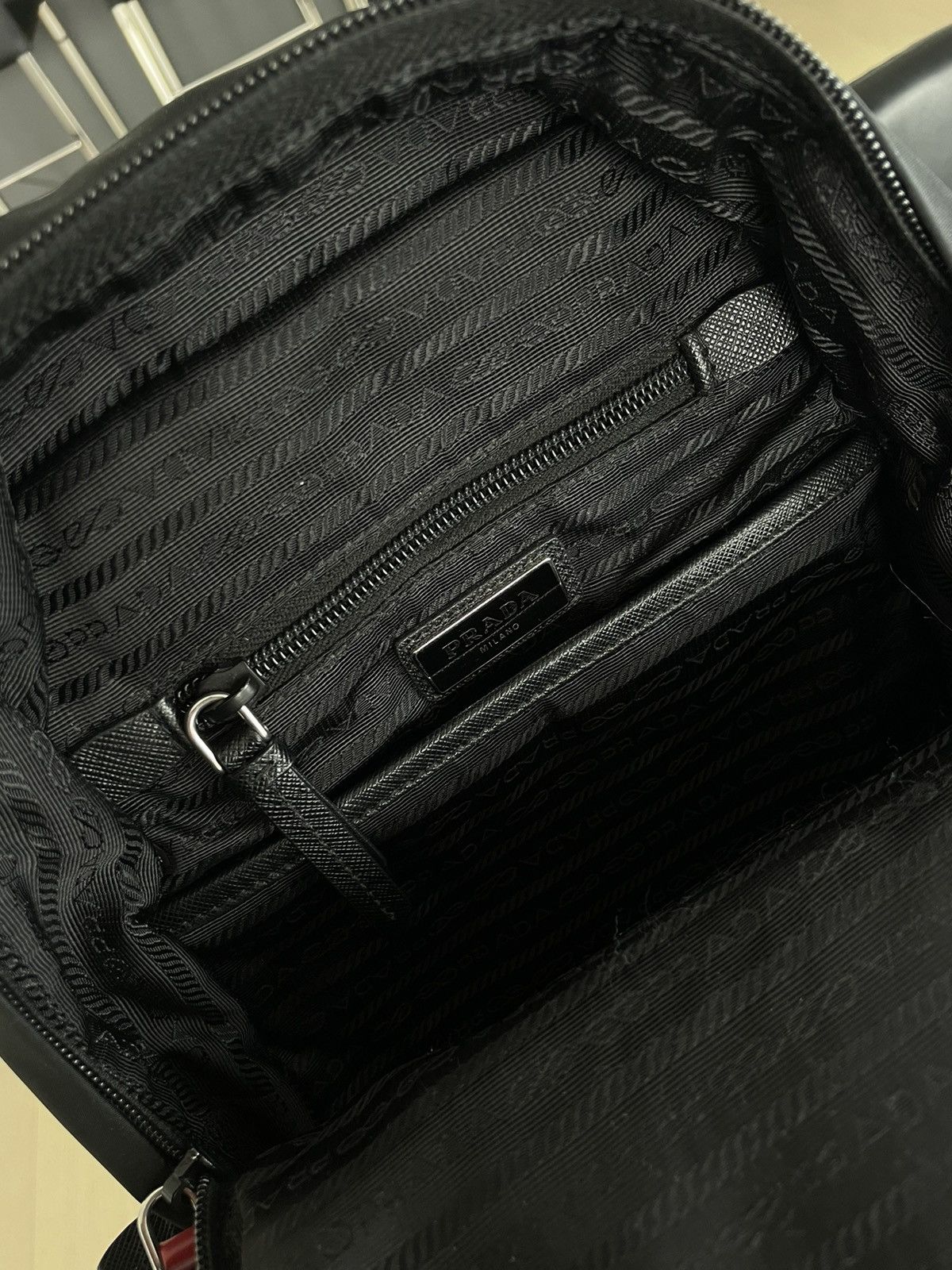 Prada Prada Nylon One Shoulder Backpack Size ONE SIZE - 3 Thumbnail