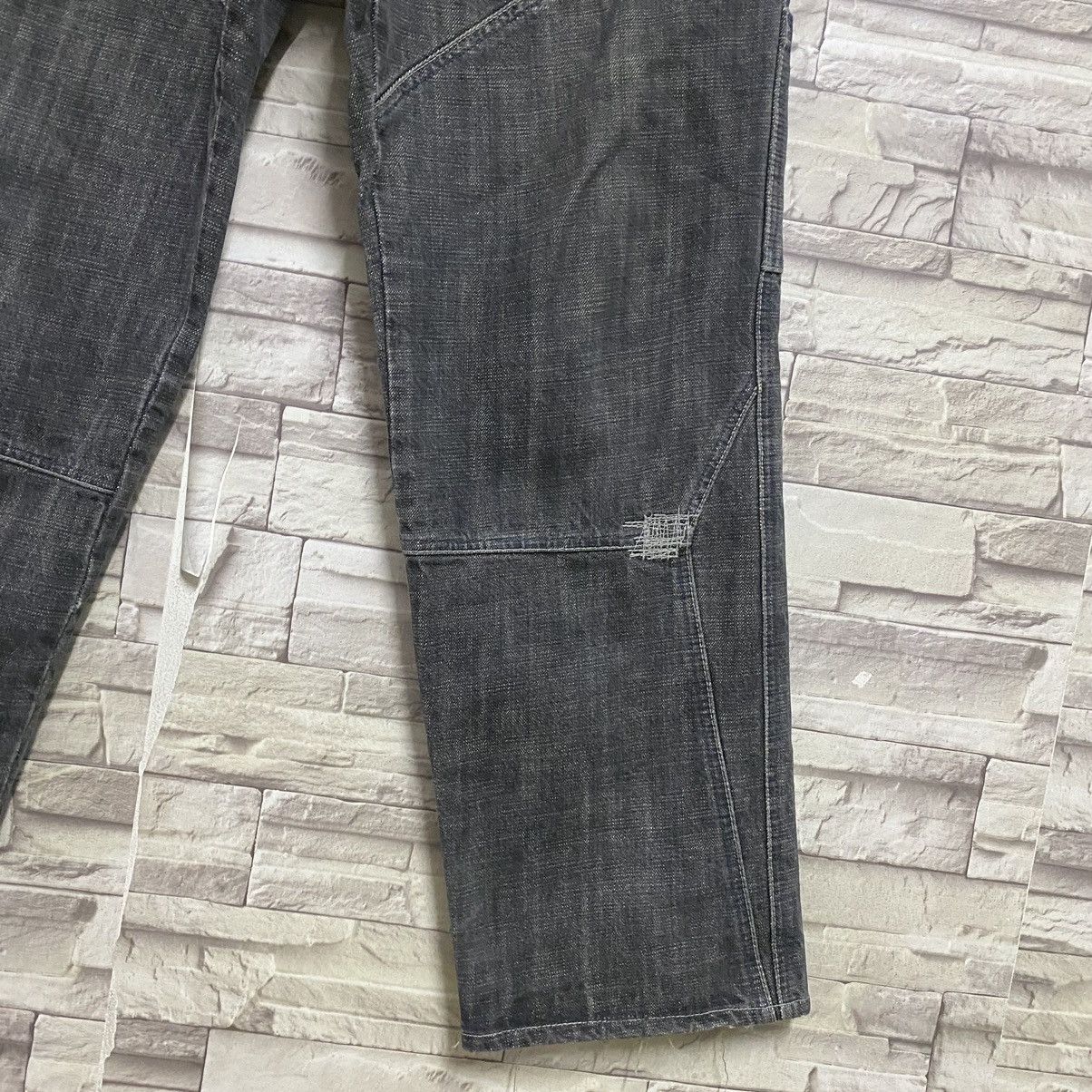 MasterPiece Masterpiece Black Denim Baggy Jeans Size US 35 - 9 Thumbnail