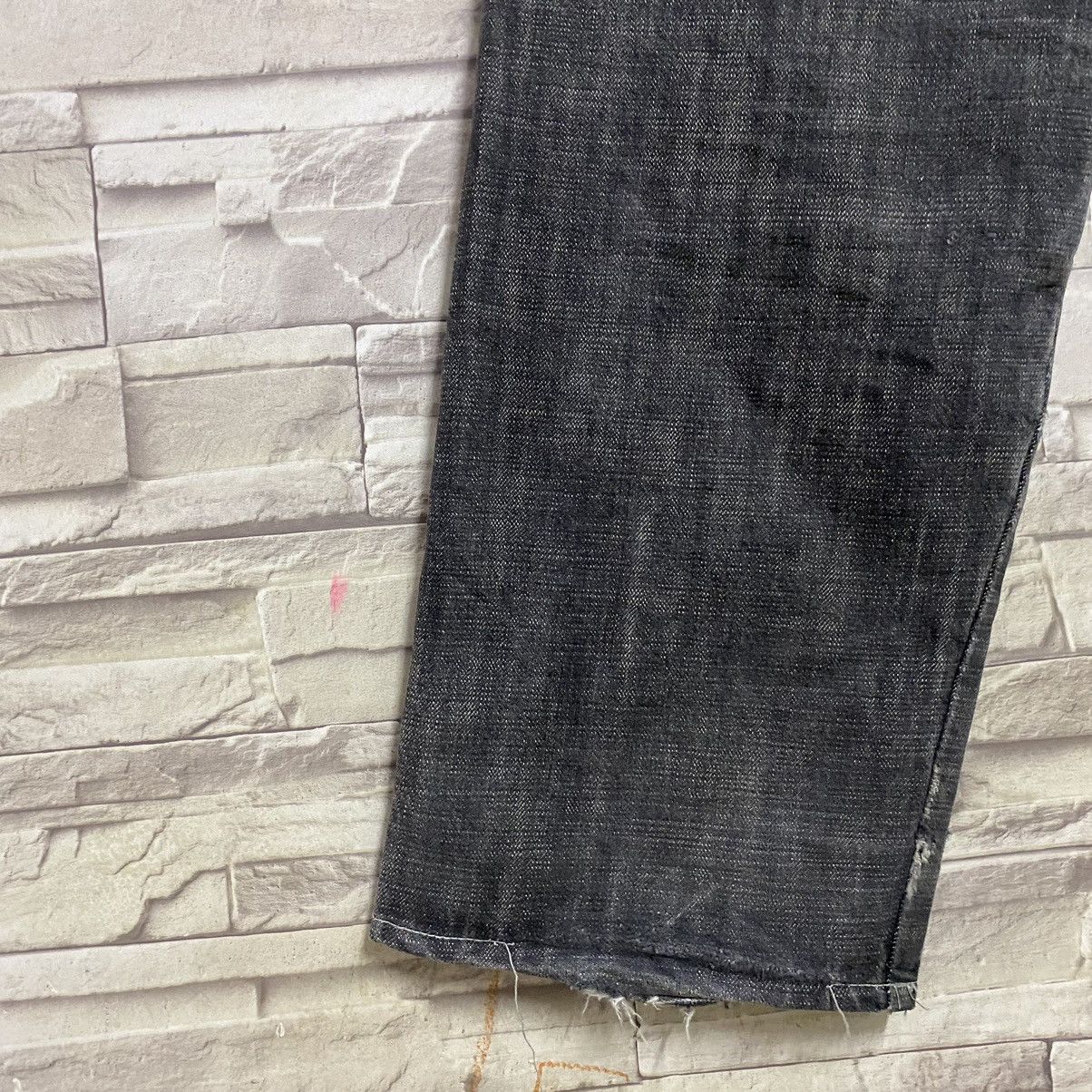 MasterPiece Masterpiece Black Denim Baggy Jeans Size US 35 - 17 Thumbnail