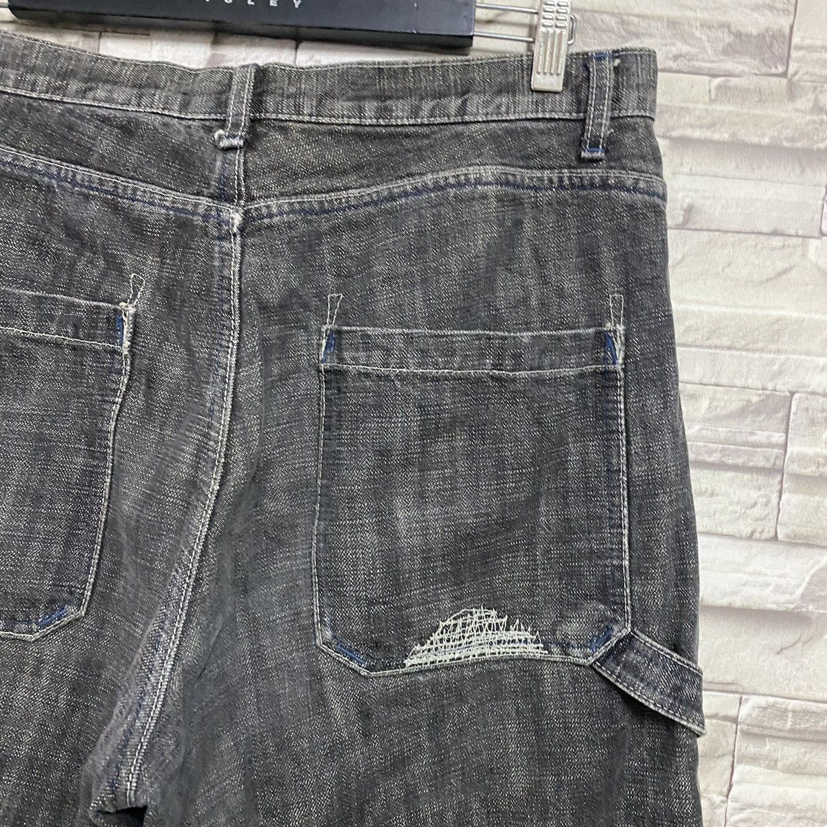 MasterPiece Masterpiece Black Denim Baggy Jeans Size US 35 - 13 Thumbnail