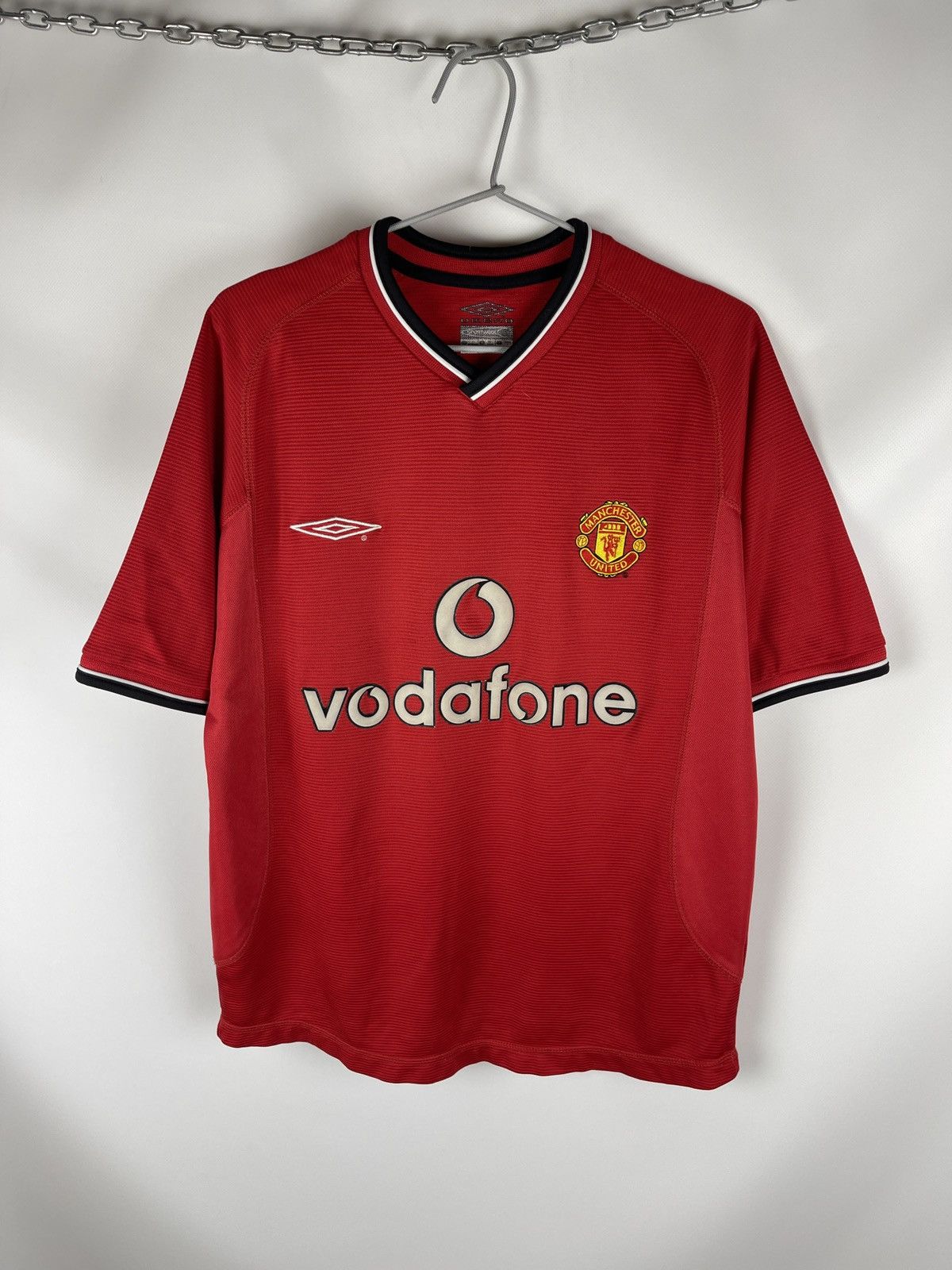 Umbro Umbro Manchester United 2000 2002 home soccer jersey shirt Size US S / EU 44-46 / 1 - 1 Thumbnail