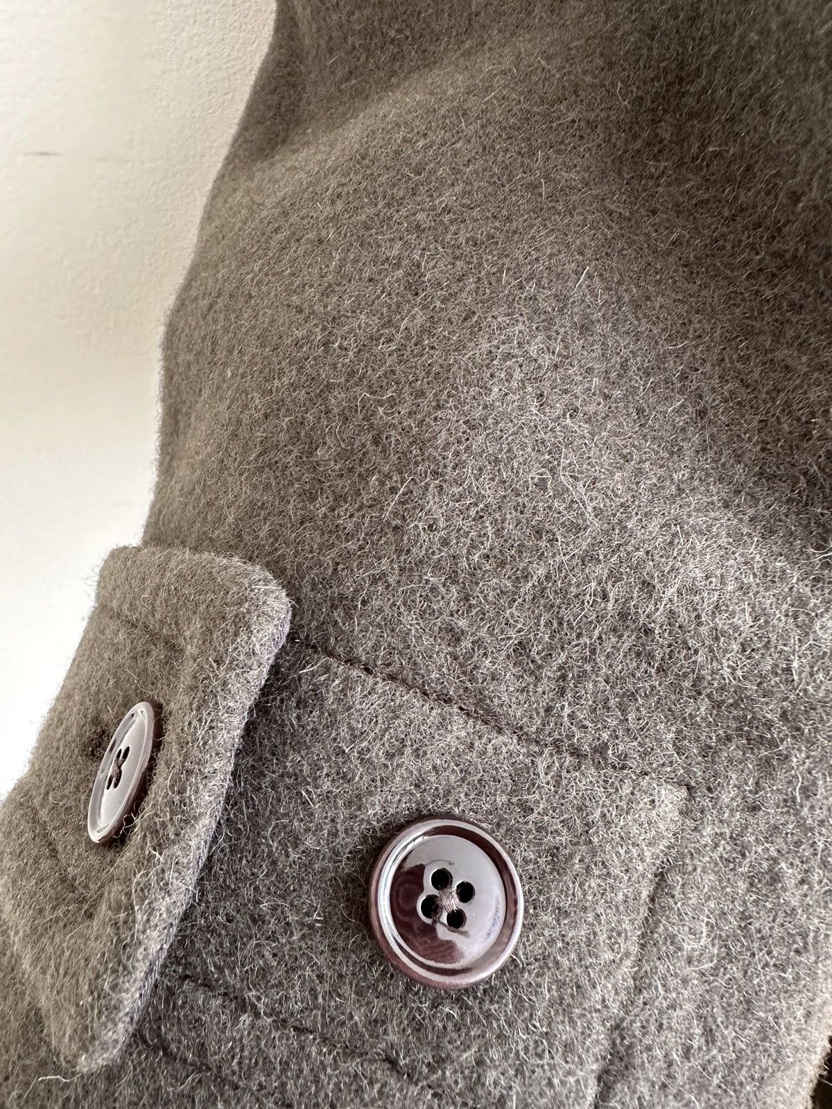 Christophe Lemaire FW22 Lemaire Wrap Coat - Pewter Green Christophe Lemaire FW22 Lemaire Wrap Coat - Pewter Green