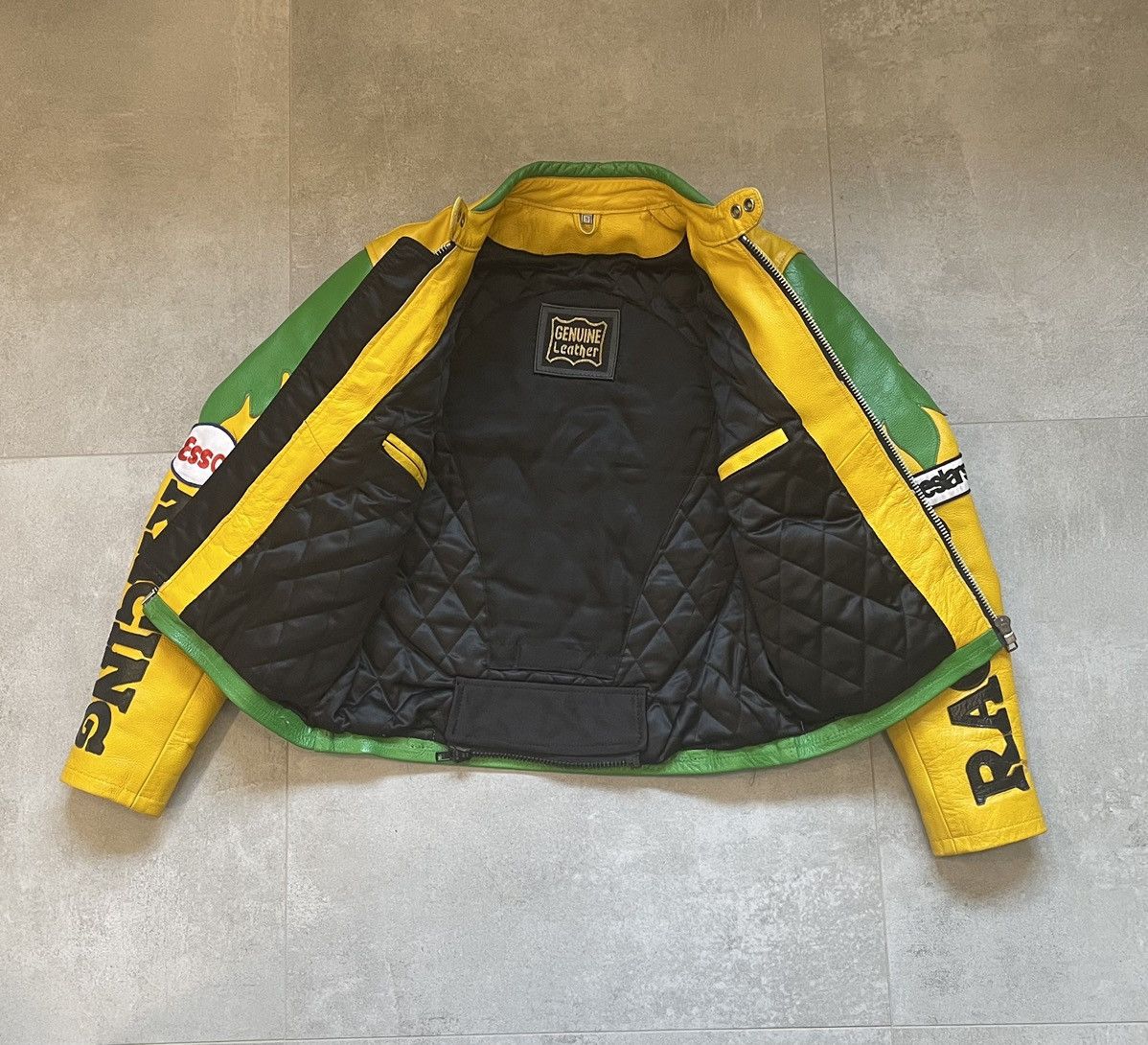 Other Vintage Kawasaki Racing Leather Moto Jacket Brazil Size US S / EU 44-46 / 1 - 4 Thumbnail