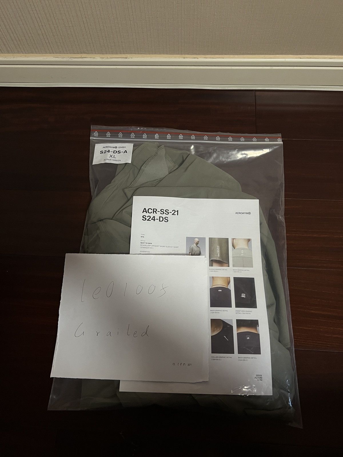 Acronym S24-DS-A XL Size US XL / EU 56 / 4 - 1 Thumbnail