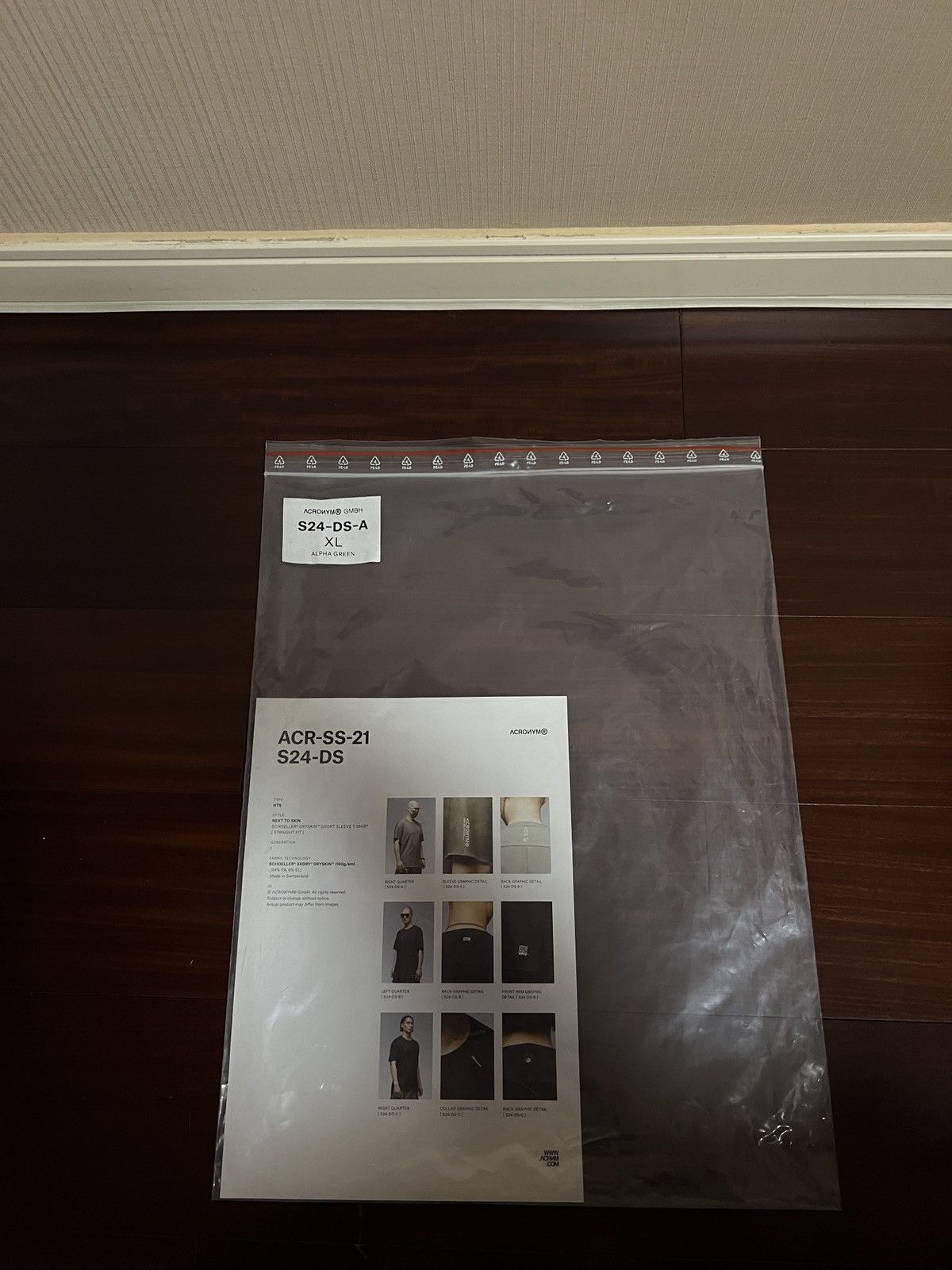 Acronym S24-DS-A XL Size US XL / EU 56 / 4 - 2 Thumbnail