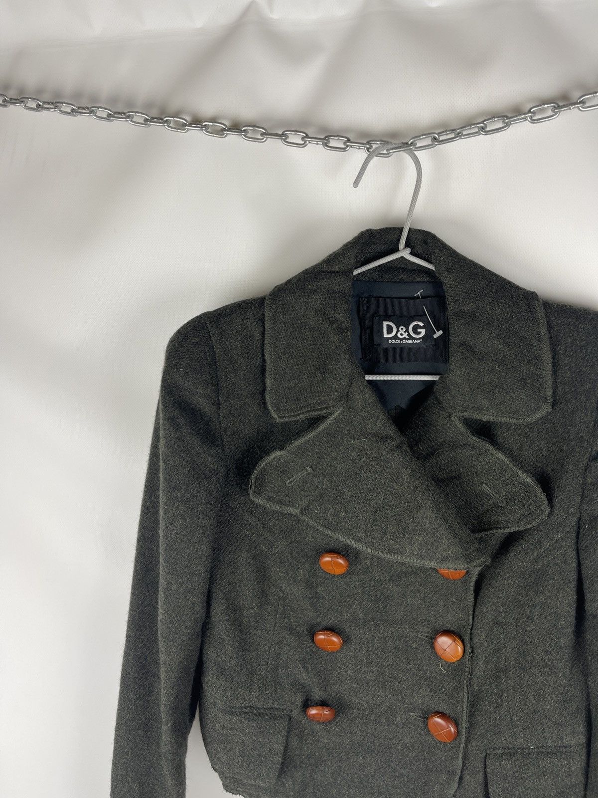 Dolce & Gabbana Dolce & Gabbana double breasted wool short jacket Size M / US 6-8 / IT 42-44 - 2 Thumbnail