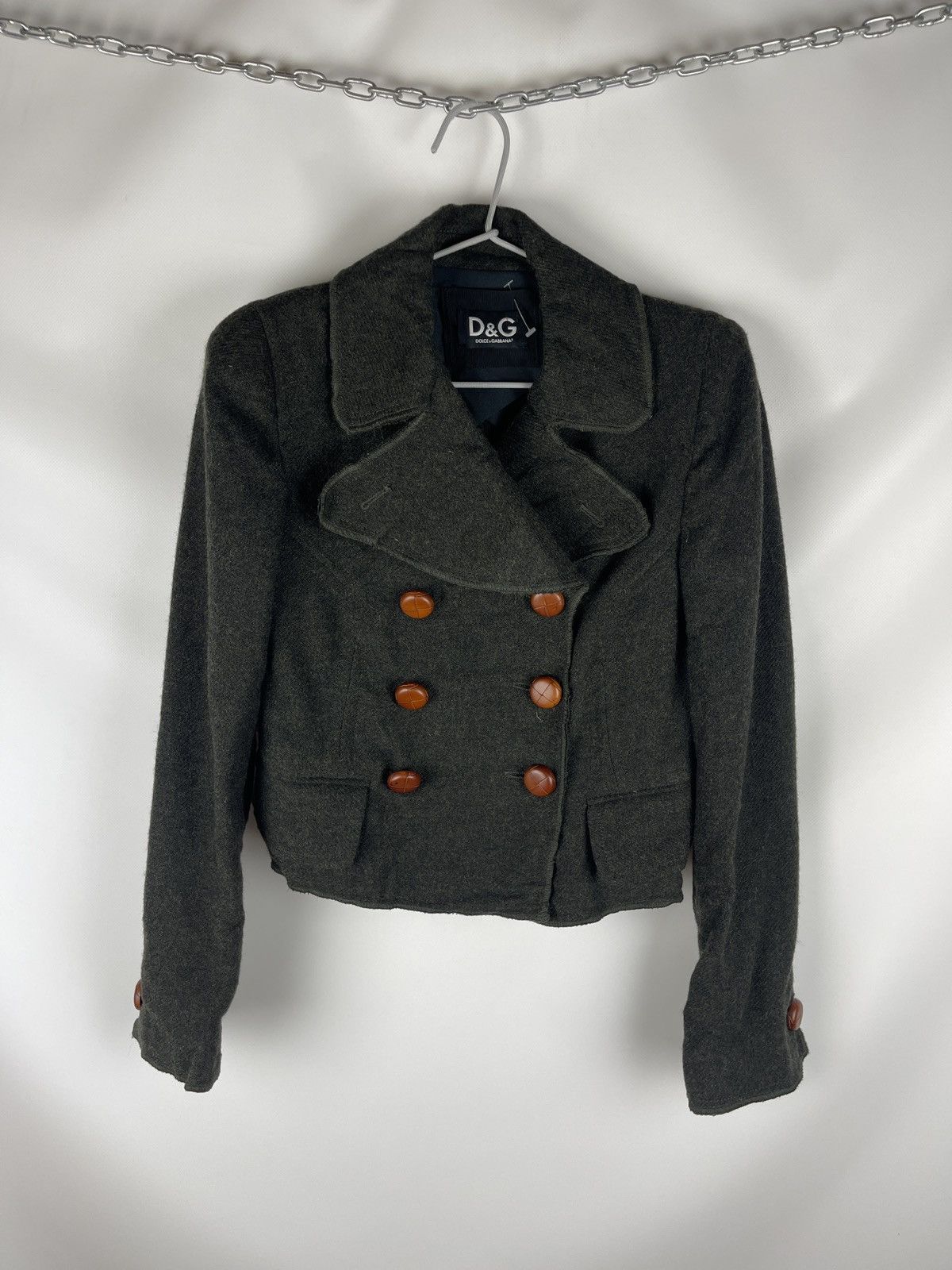 Dolce & Gabbana Dolce & Gabbana double breasted wool short jacket Size M / US 6-8 / IT 42-44 - 1 Thumbnail