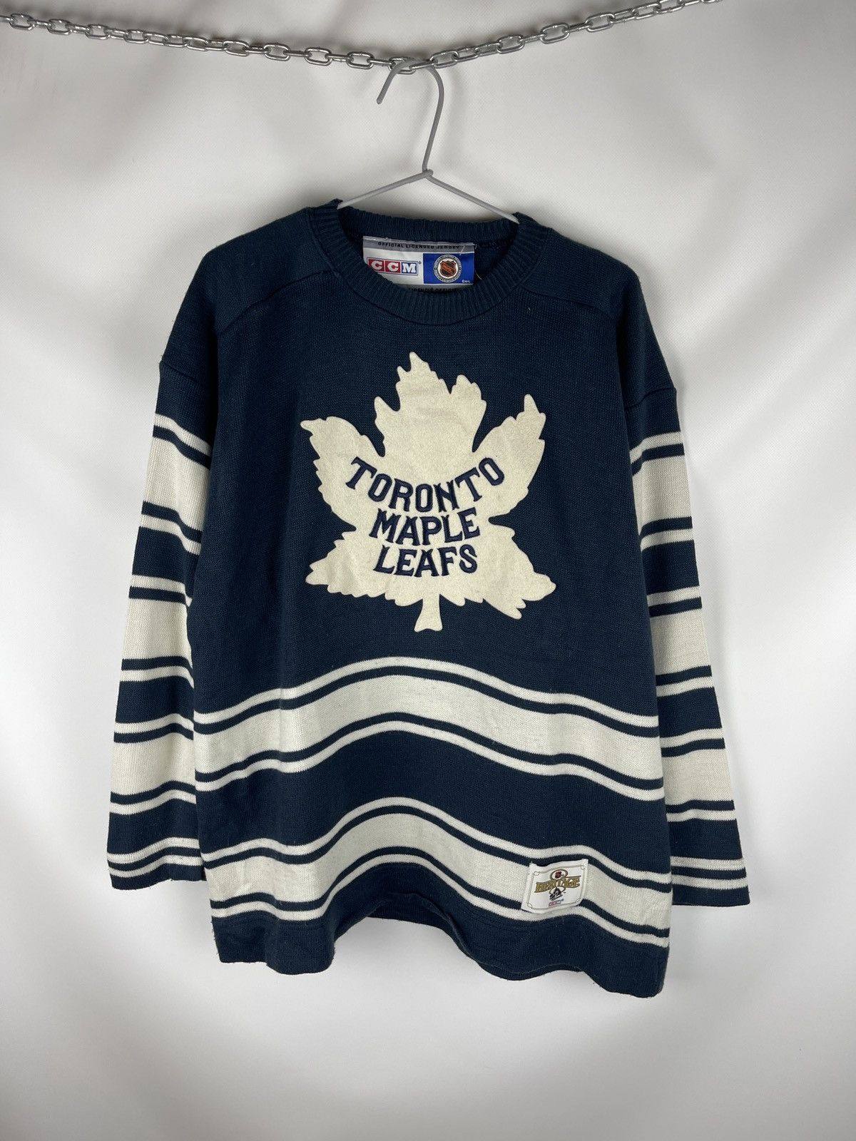 Toronto Maple shops Leafs CCM Vintage Sweater