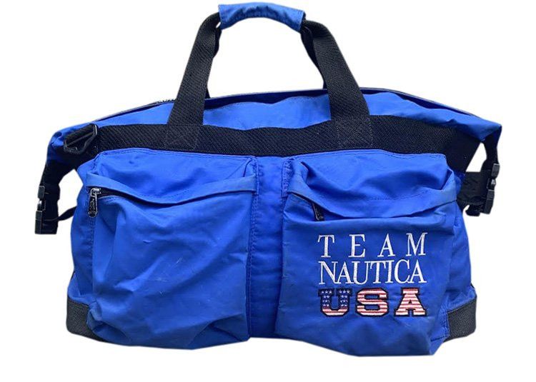 Nautica Vintage Team Nautica USA Blue Duffle Bag | Grailed