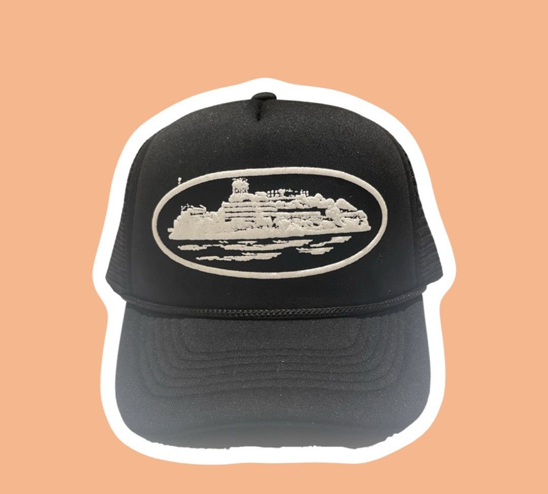 帽子 Corteiz ALCATRAZ PUFF PRINT TRUCKER HAT ALCATRAZ PUFF PRINT TRUCKER HAT [TRIPLE BLACK] – CRTZRTW