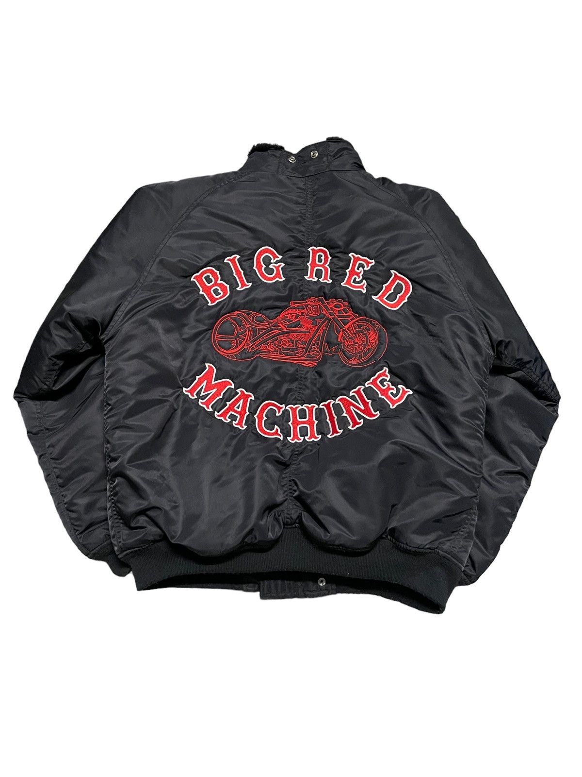 Harley Davidson Vintage Big Red Machine support Bomber Size US M / EU 48-50 / 2 - 2 Thumbnail