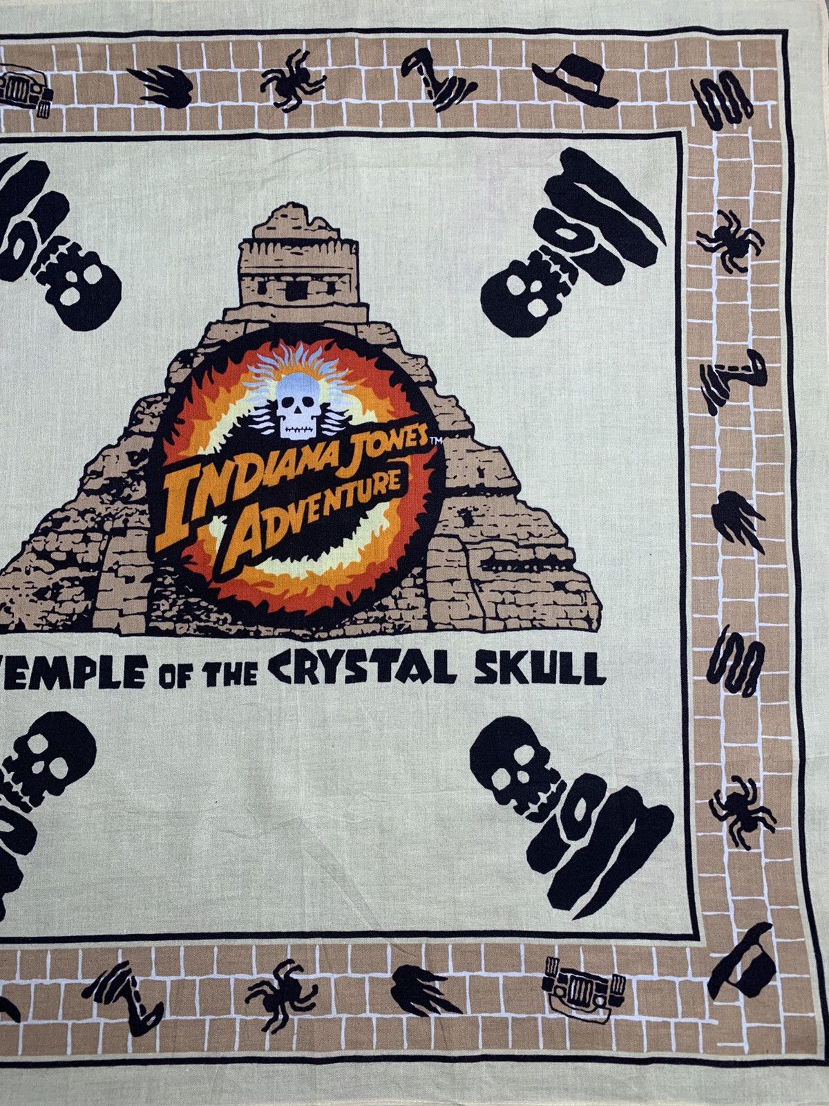 Disney Indiana Jones Vintage Handkerchief Neckerchief Pocketsquares Size ONE SIZE - 5 Thumbnail